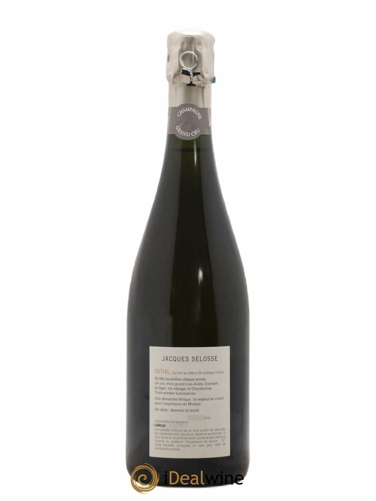 Initial Brut Jacques Selosse - Lot de 1 bouteille - 1