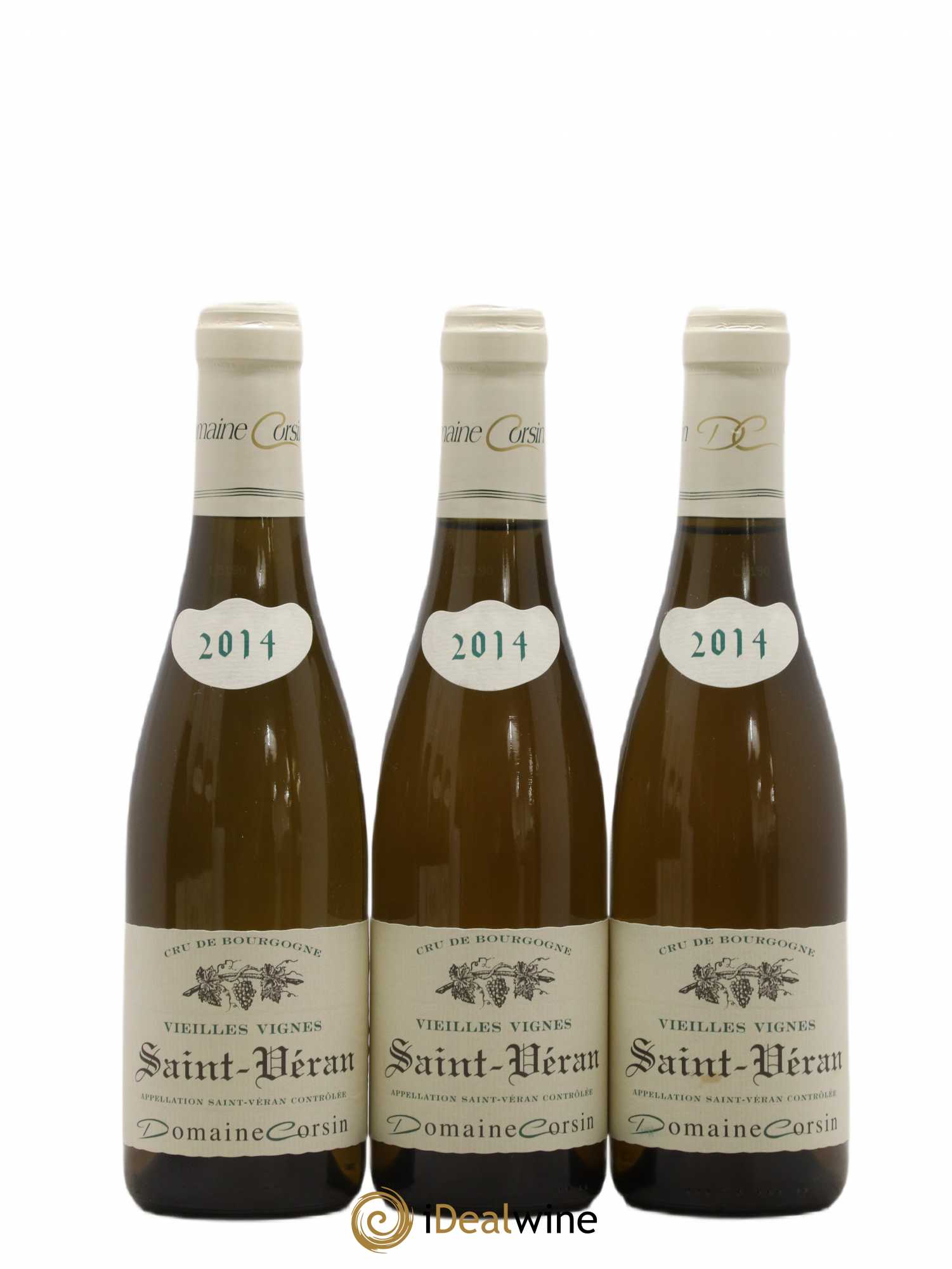 Saint-Véran Vieilles Vignes Domaine Corsin (sans prix de réserve) 2014 - Posten von 6 Demi-Flaschen - 1