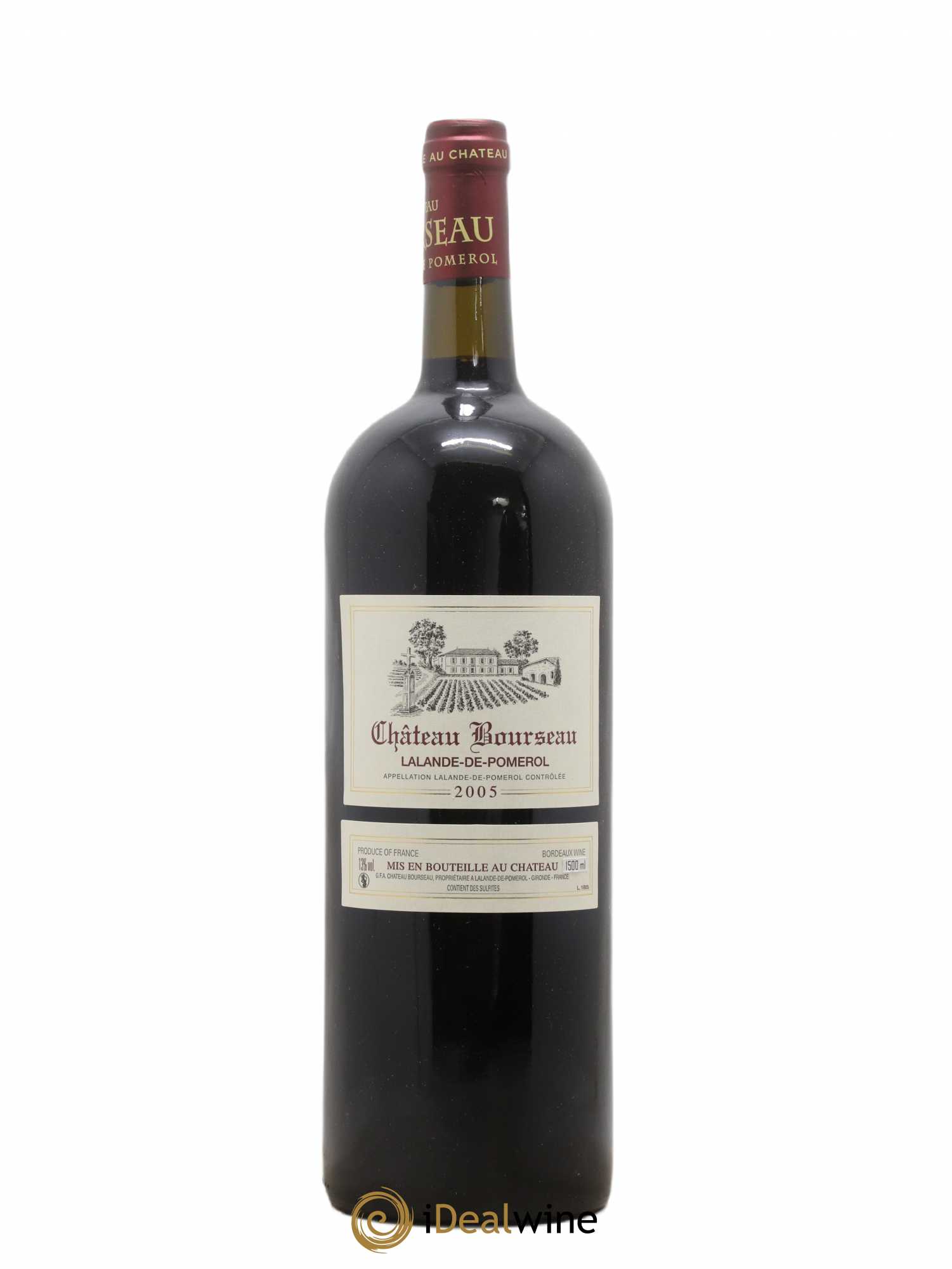 Lalande-de-Pomerol Château Bourseau (sans prix de réserve) 2005 - Posten von 1 Magnum - 0