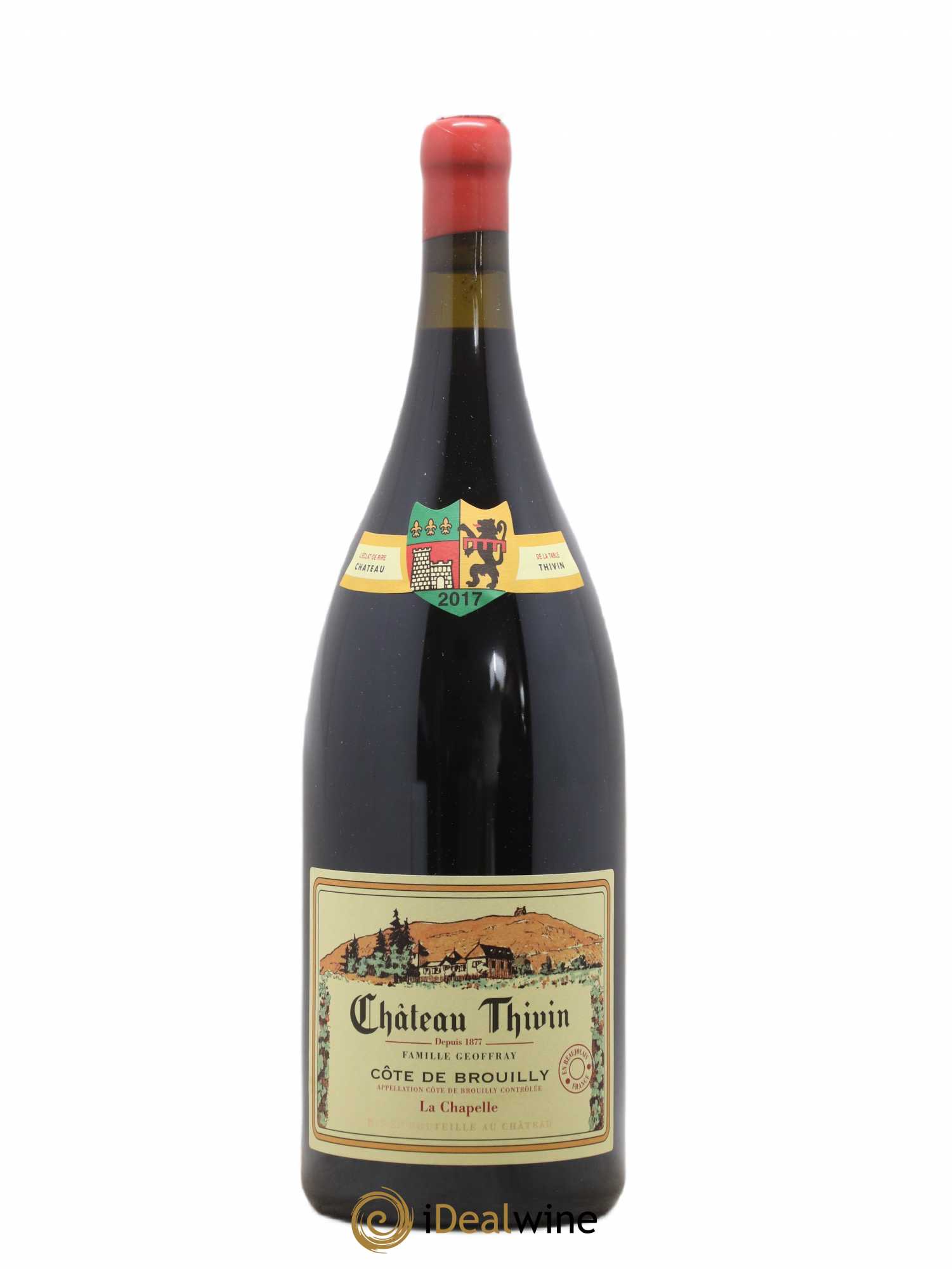 Côte de Brouilly Cuvée La Chapelle Château Thivin 2017 - Lot de 1 magnum - 0