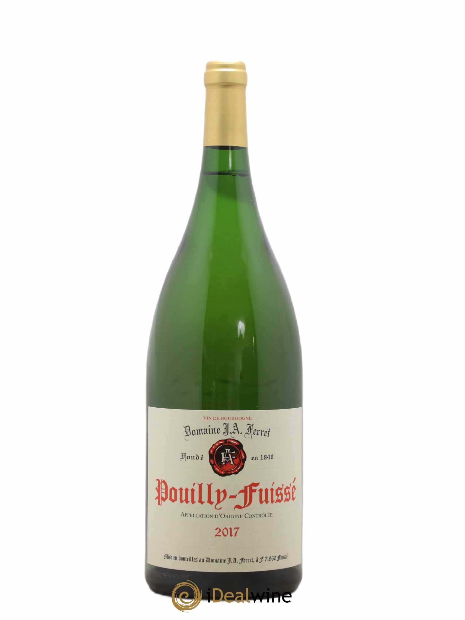 Pouilly-Fuissé J.A. Ferret (Domaine) 2017 - Posten von 1 Magnum - 0