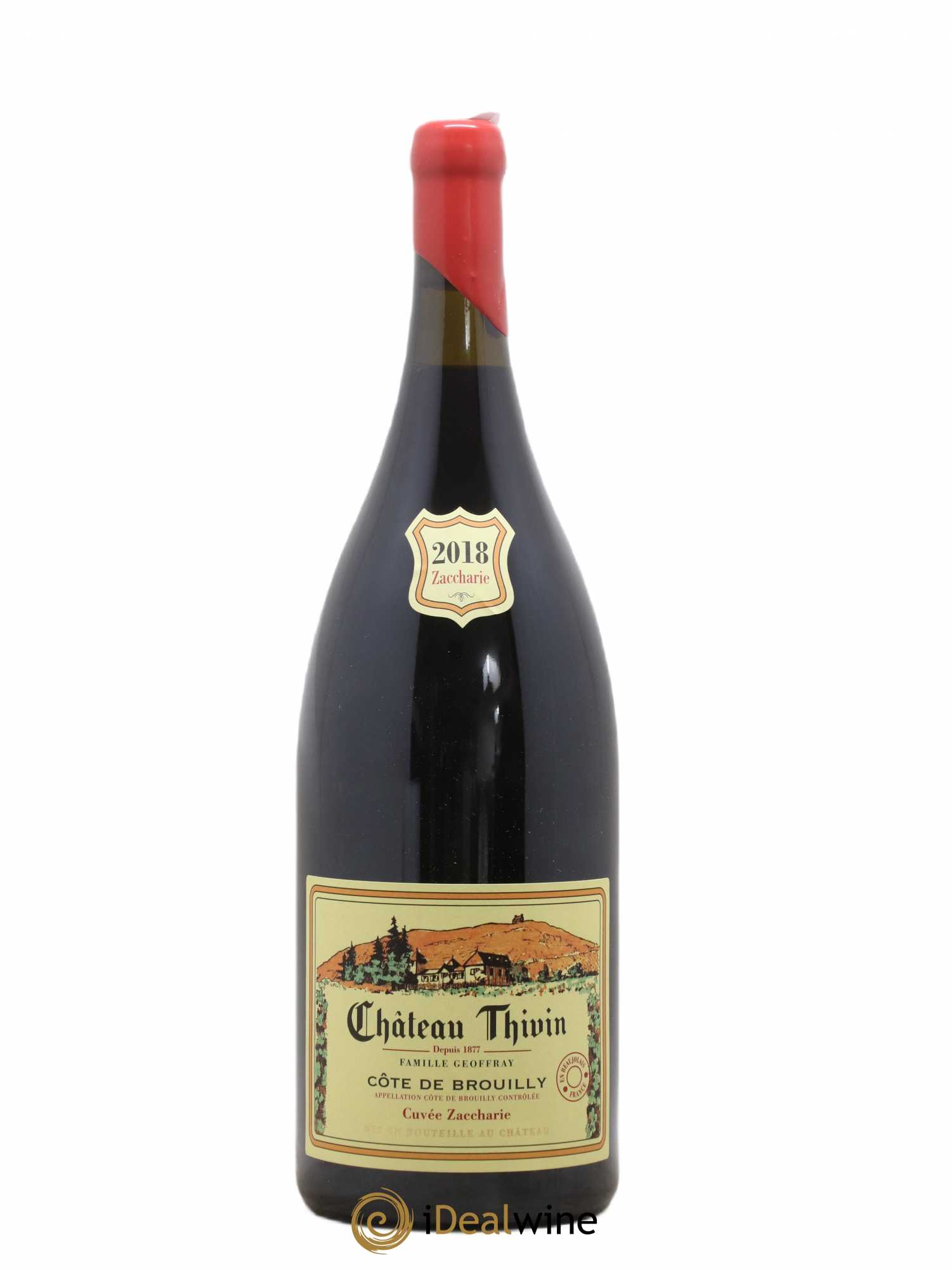 Côte de Brouilly Cuvée Zaccharie Château Thivin 2018 - Lot de 1 magnum - 0