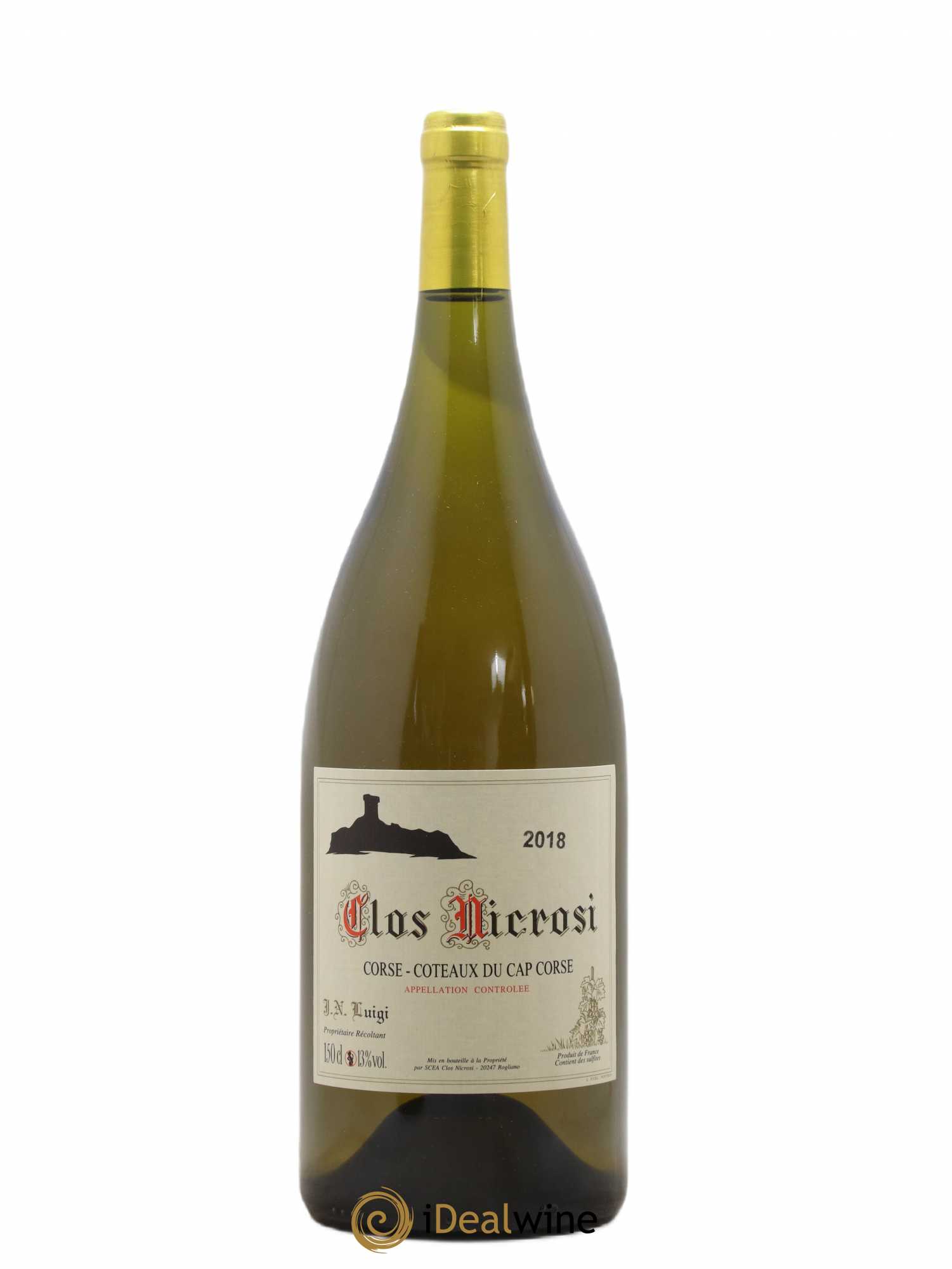 Vin de Corse Côteaux du Cap Corse Clos Nicrosi (sans prix de réserve) 2018 - Posten von 1 Magnum - 0