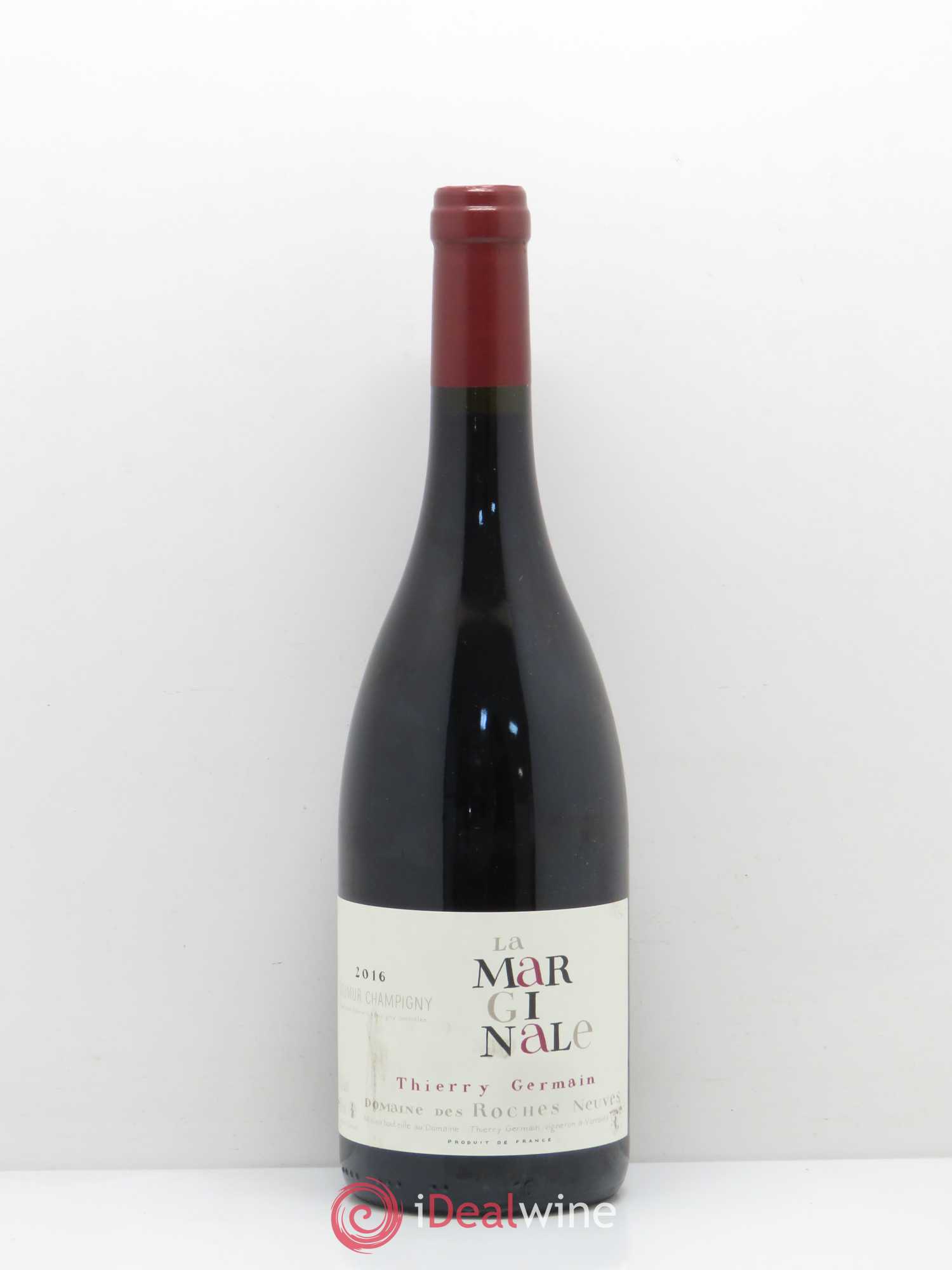Saumur-Champigny La Marginale Domaine des Roches Neuves - Thierry Germain 2016 - Lot de 1 bouteille - 0
