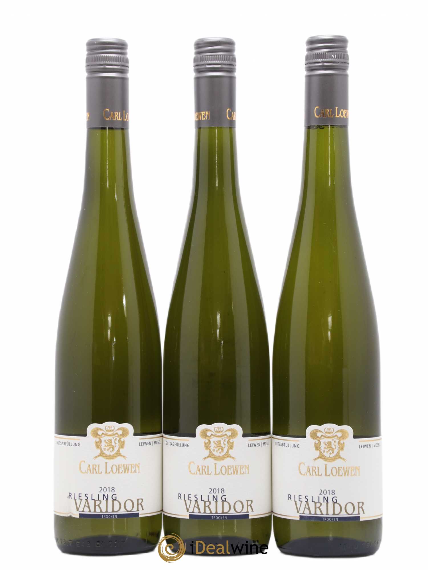 Riesling Trocken Varidor Carl Loewen (sans prix de réserve) 2018 - Posten von 3 Flaschen - 0