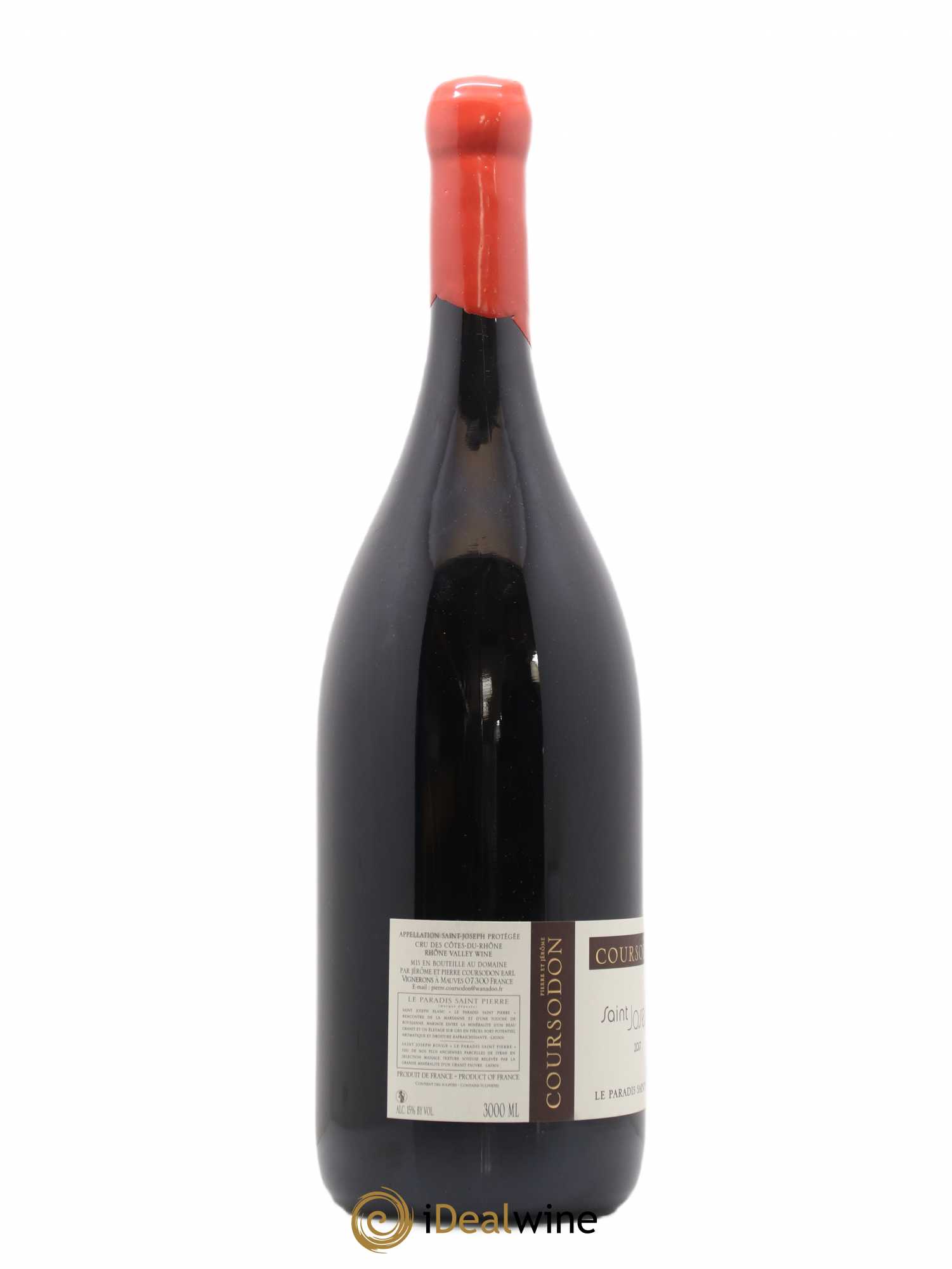 Saint-Joseph Le Paradis Saint-Pierre Pierre et Jérôme Coursodon (sans prix de réserve) 2017 - Lot de 1 jeroboam - 1