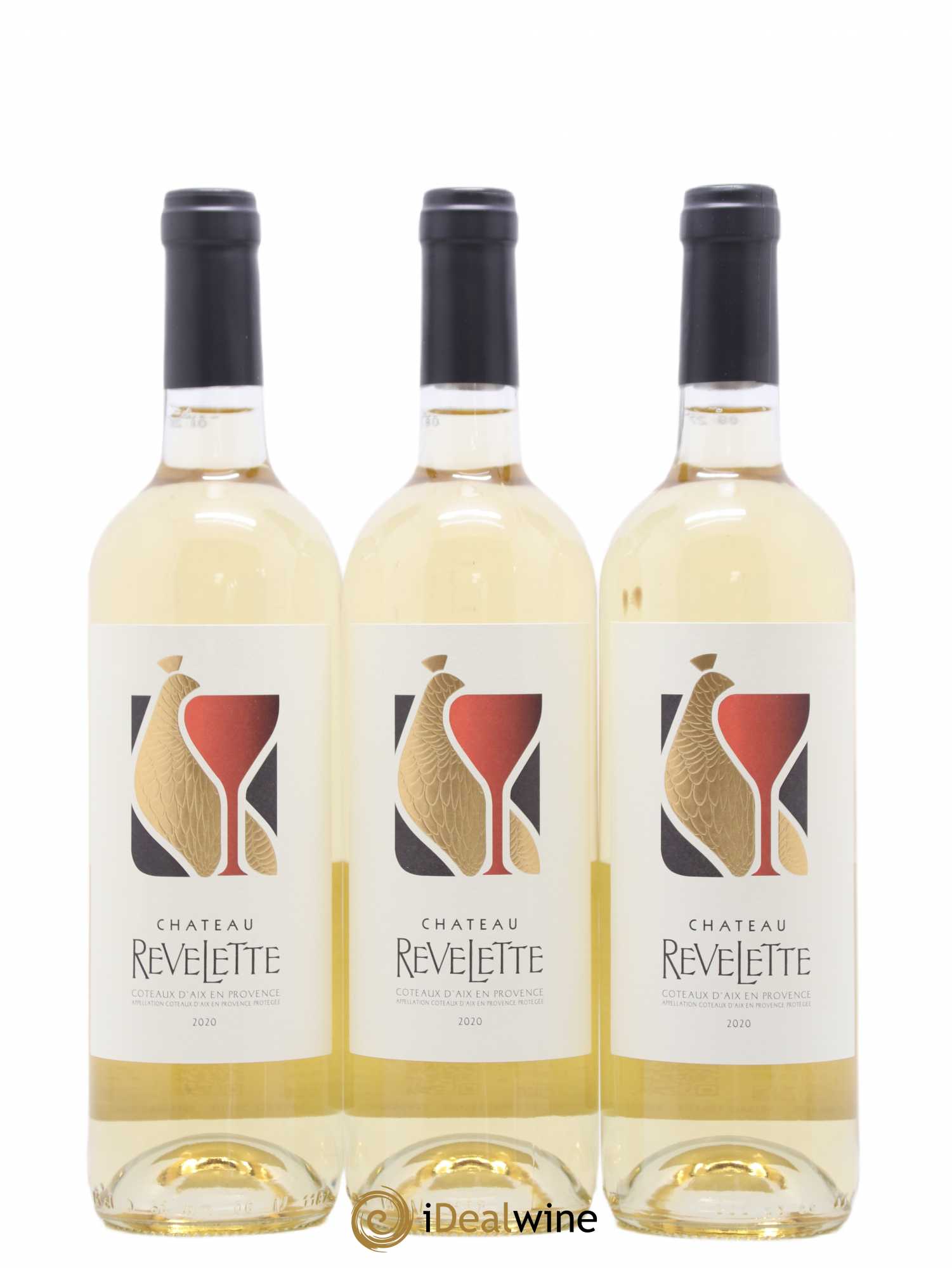Coteaux d'Aix-en-Provence Château Revelette (sans prix de réserve) 2020 - Posten von 3 Flaschen - 0