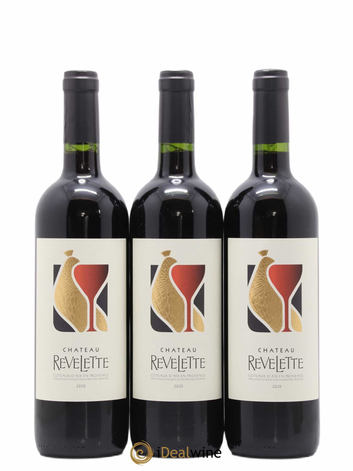 Coteaux d'Aix-en-Provence Château Revelette Sandra & Peter Fischer (sans prix de réserve) 2020 - Lot de 3 bouteilles - 0