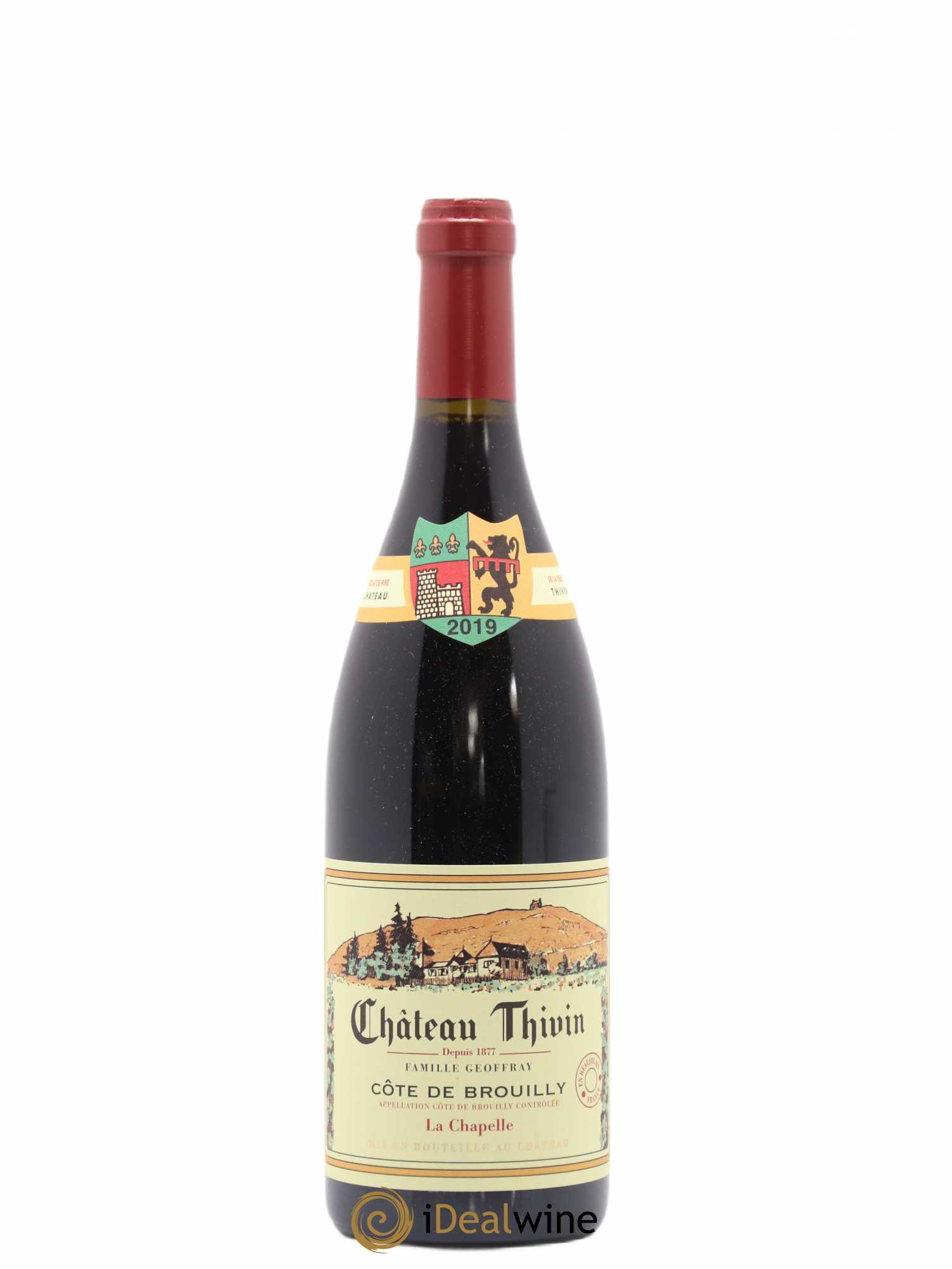 Côte de Brouilly Cuvée La Chapelle Château Thivin 2019 - Lot de 1 bouteille - 0