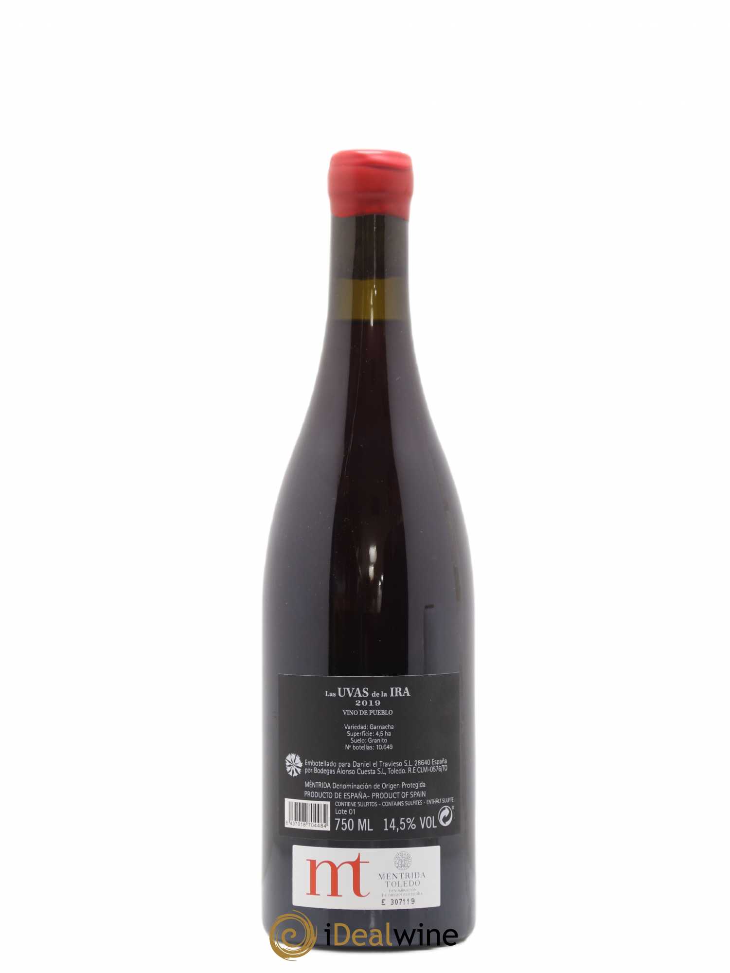 Méntrida DO Viticola Mentridana (anciennement Daniel Jimenez-Landi) Las Uvas de la Ira  (sans prix de réserve) 2019 - Lot de 1 bouteille - 1