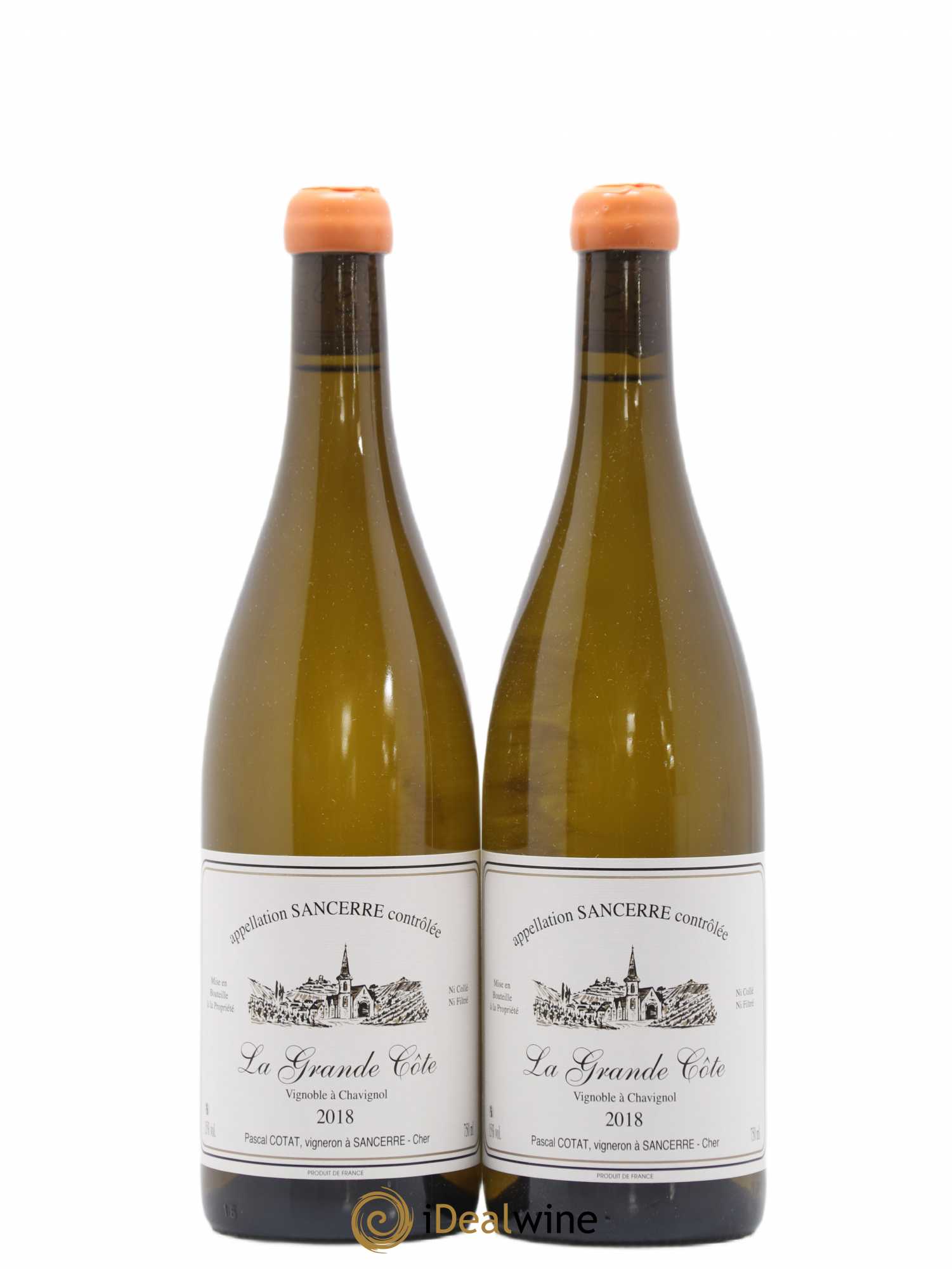Sancerre La Grande Côte Pascal Cotat (sans prix de réserve) 2018 - Lot de 2 bouteilles - 0