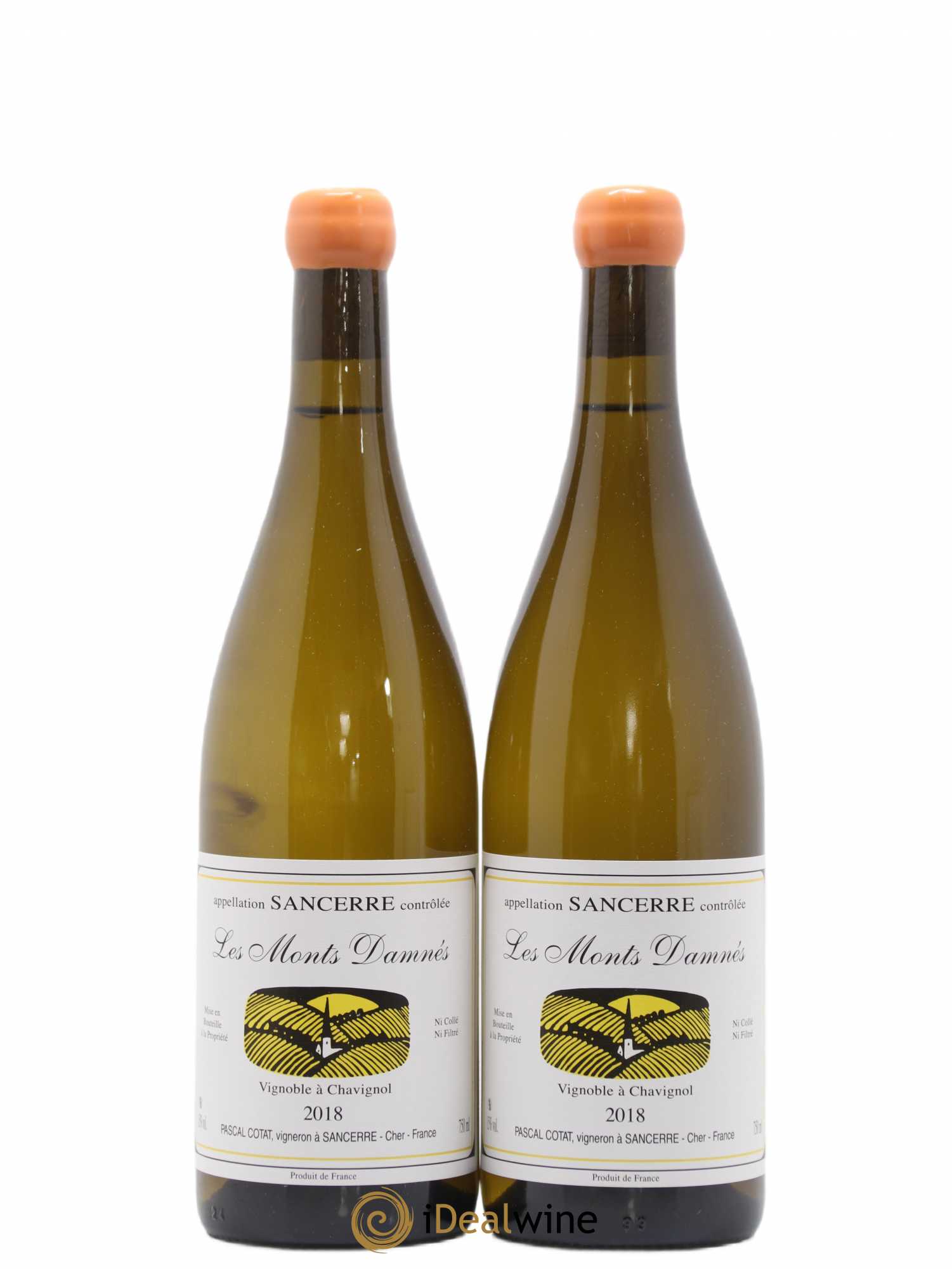 Sancerre Les Monts Damnés Pascal Cotat 2018 - Lot de 2 bouteilles - 0
