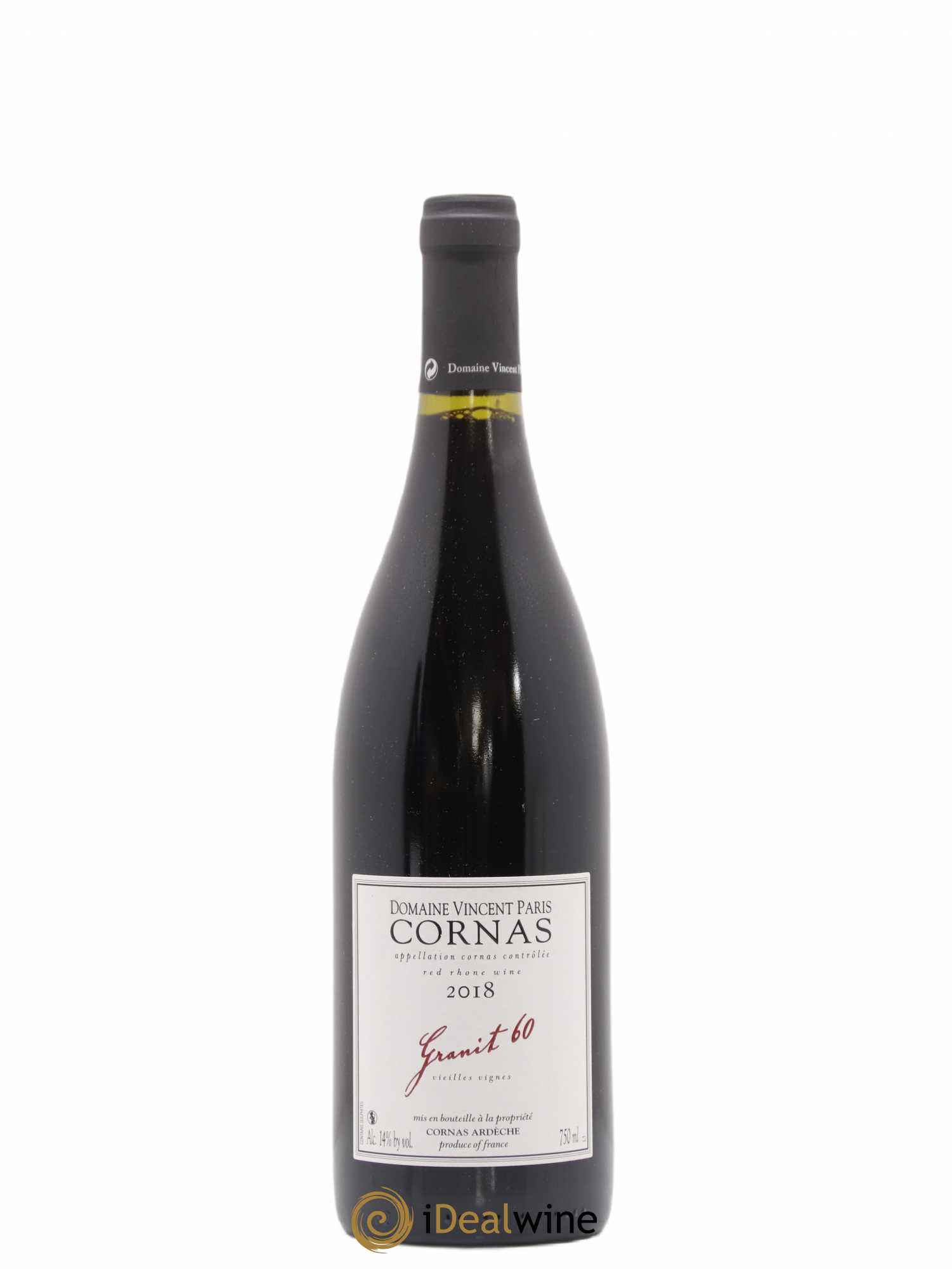 Cornas Granit 60 Vieilles Vignes Vincent Paris 2018 - Lot de 1 bouteille - 0