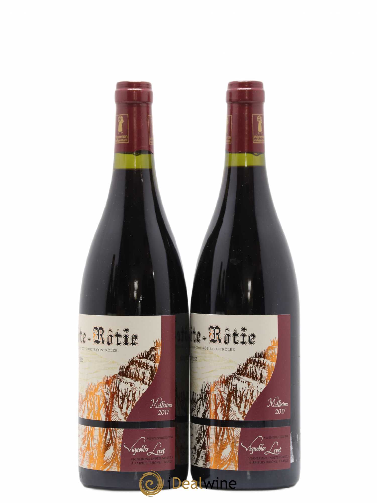 Côte-Rôtie Améthyste Vignobles Levet 2017 - Lot de 2 bouteilles - 1