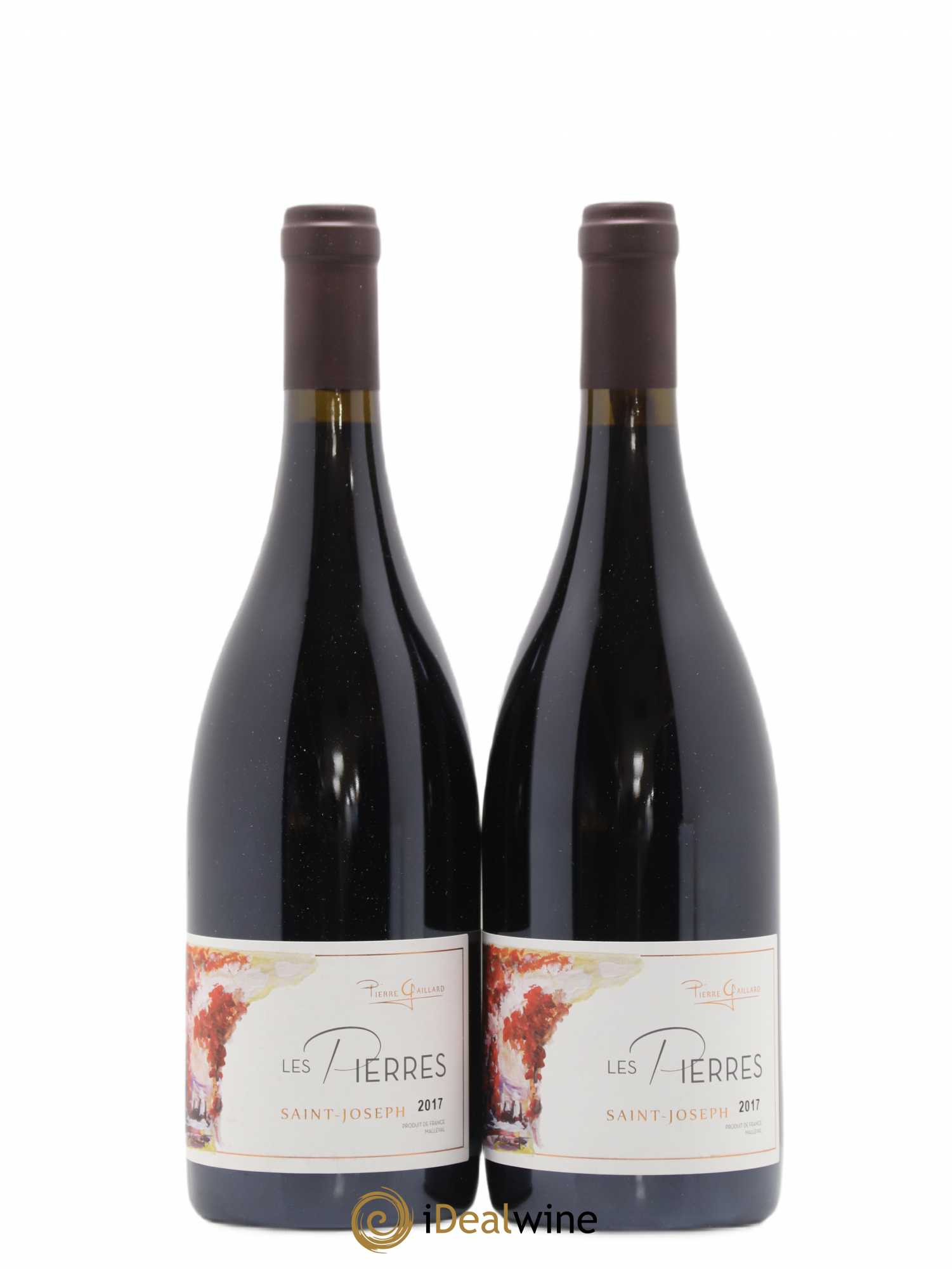 Saint-Joseph Les Pierres Pierre Gaillard 2017 - Lot de 2 bouteilles - 0
