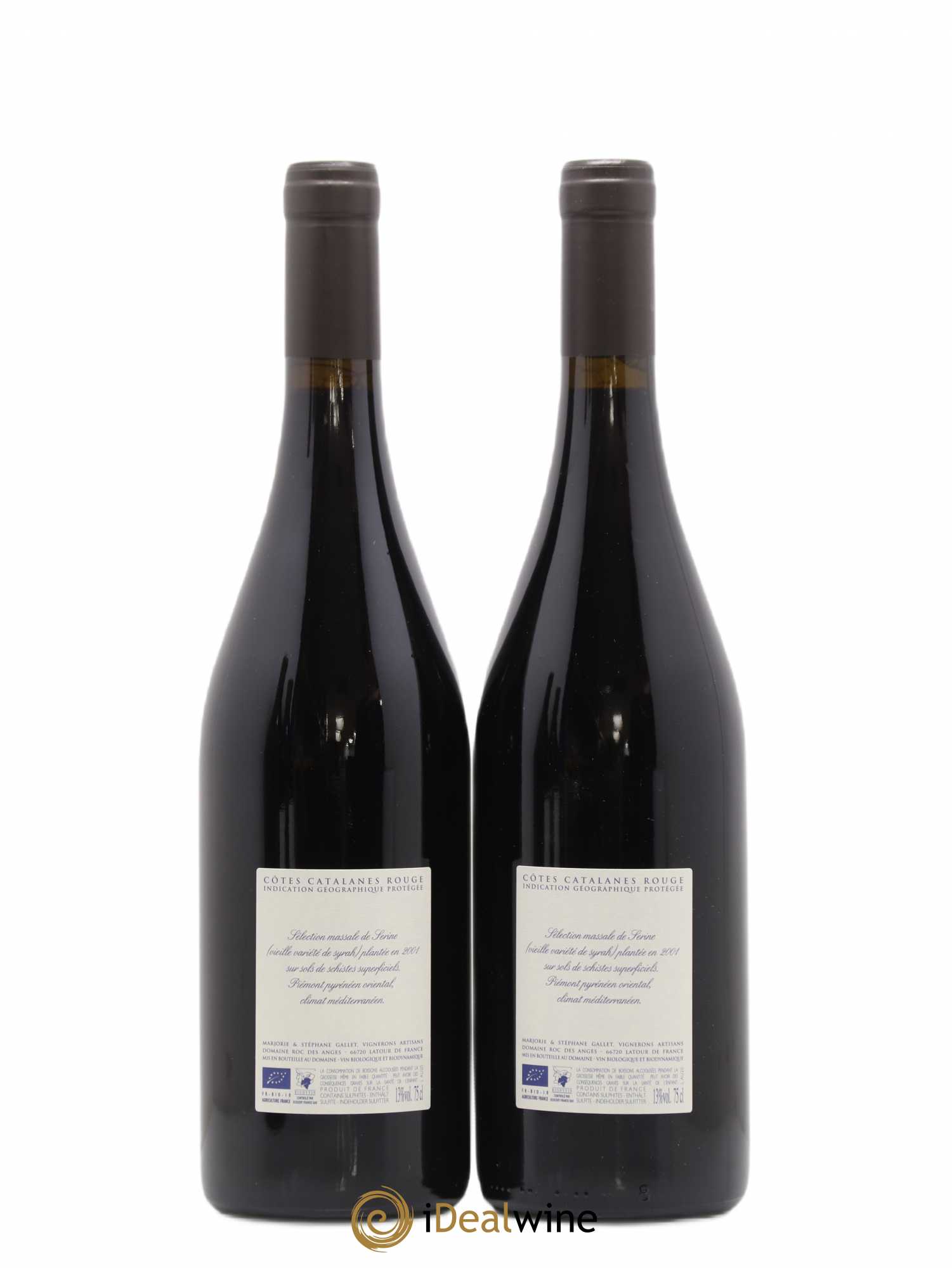 Côtes Catalanes Roc des Anges Australe Marjorie et Stéphane Gallet  (sans prix de réserve) 2020 - Lot de 2 bouteilles - 1
