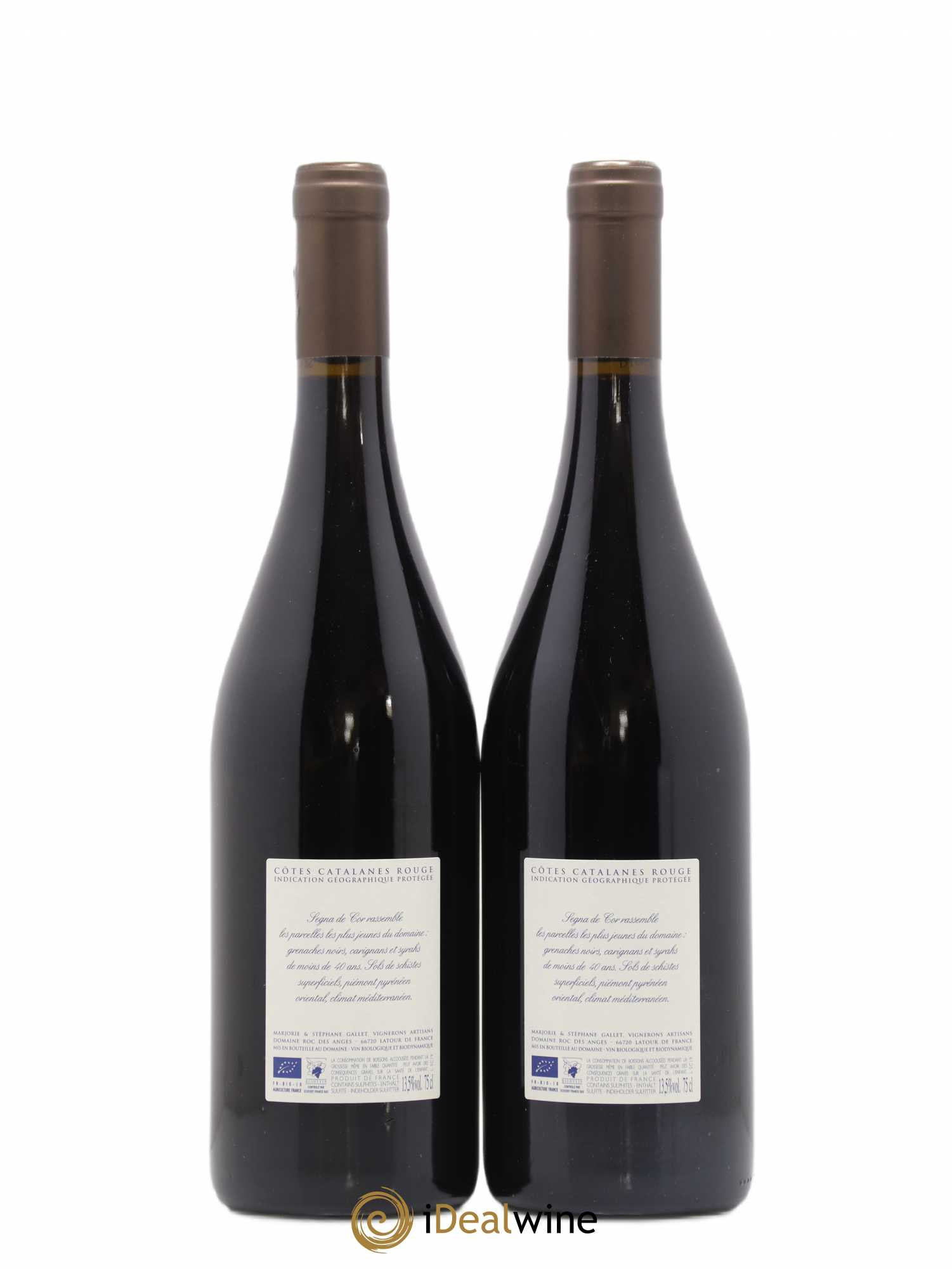 Côtes du Roussillon Roc des Anges Segna de Cor Marjorie et Stéphane Gallet 2019 - Lot de 2 bouteilles - 1