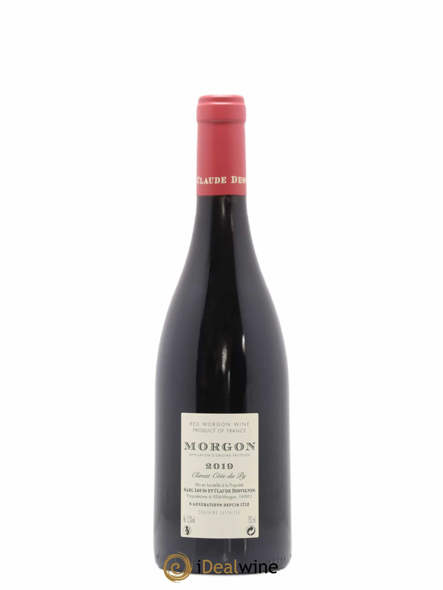 Morgon Côte du Py Louis-Claude Desvignes 2019 - Lot de 1 bouteille - 1