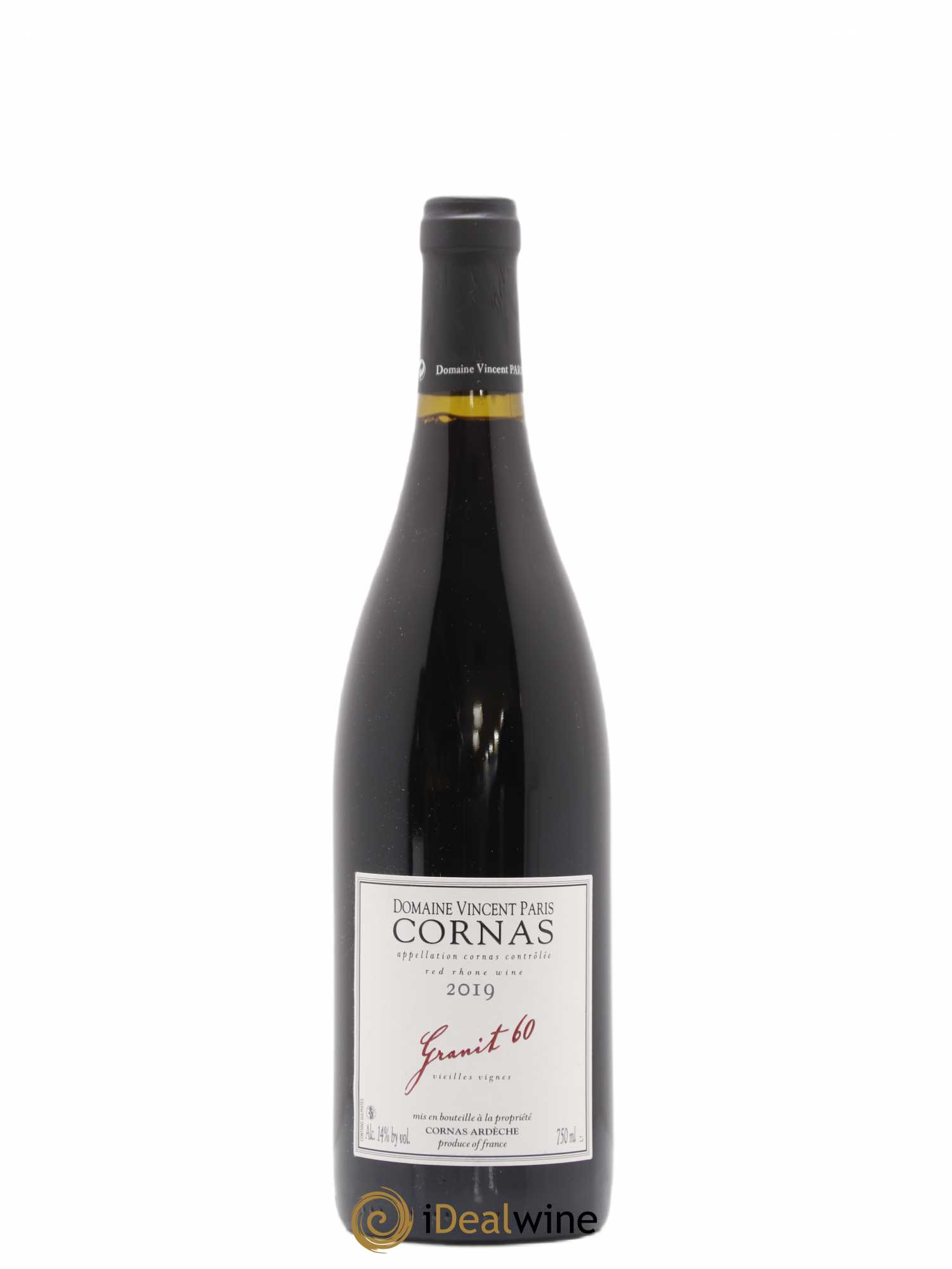 Cornas Granit 60 Vieilles Vignes Vincent Paris 2019 - Lot de 1 bouteille - 0