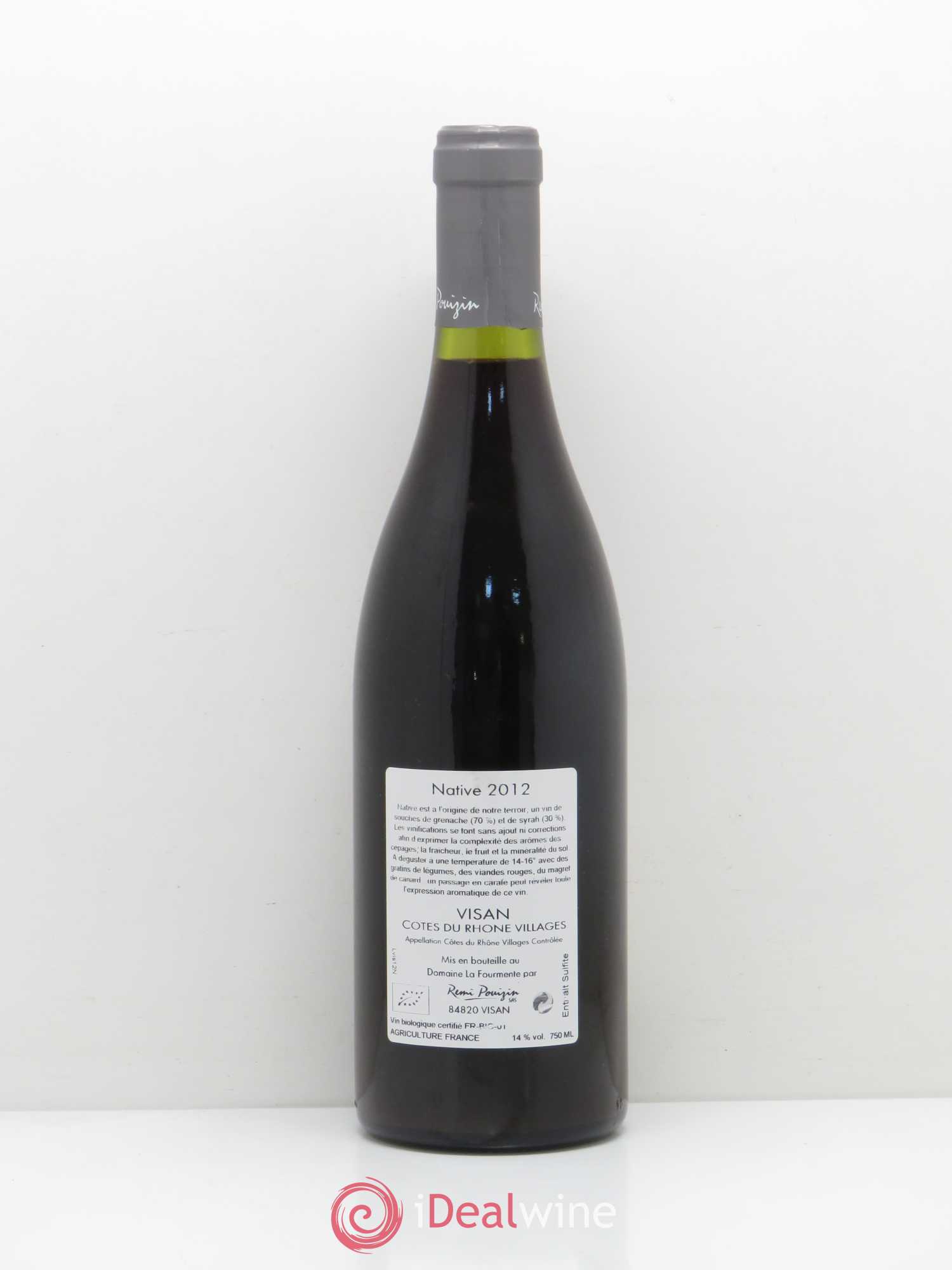 Côtes-du-Rhône Native Domaine La Fourmente Rémi Pouizin (sans prix de réserve) 2012 - Posten von 1 Flasche - 1