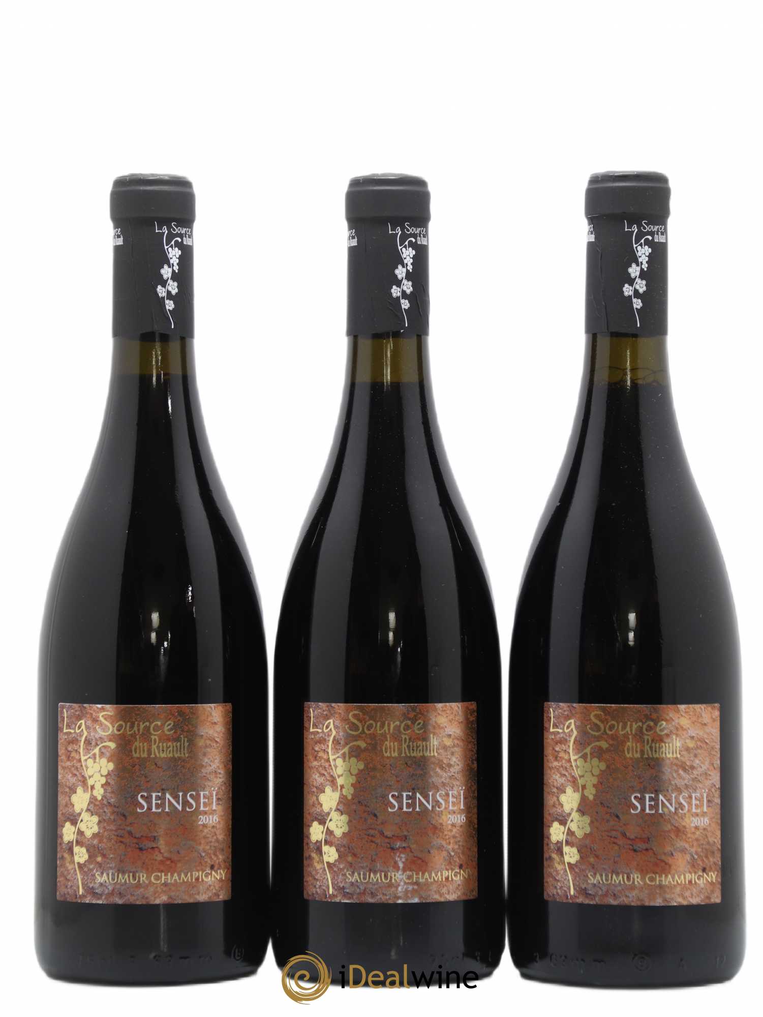 Saumur-Champigny Senseï La Source Du Ruault (sans prix de réserve) 2016 - Lot de 3 bouteilles - 0