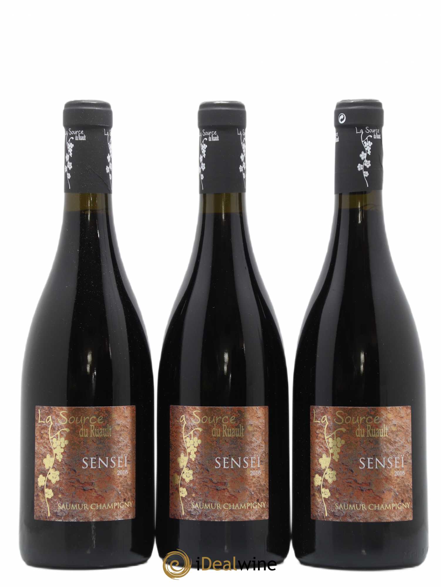 Saumur-Champigny Senseï La Source Du Ruault (sans prix de réserve) 2016 - Lot de 3 bouteilles - 0