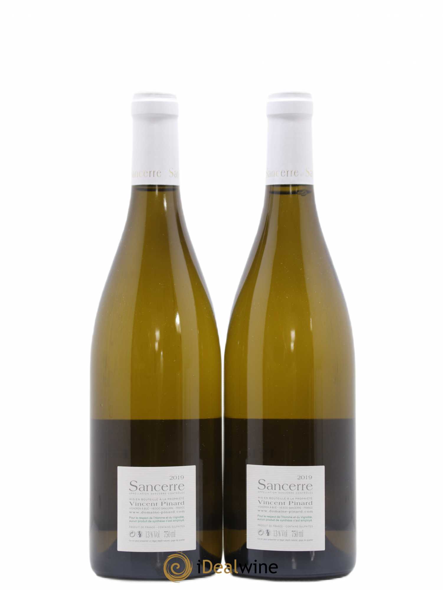 Sancerre Florès Vincent Pinard 2019 - Lot de 2 bouteilles - 1