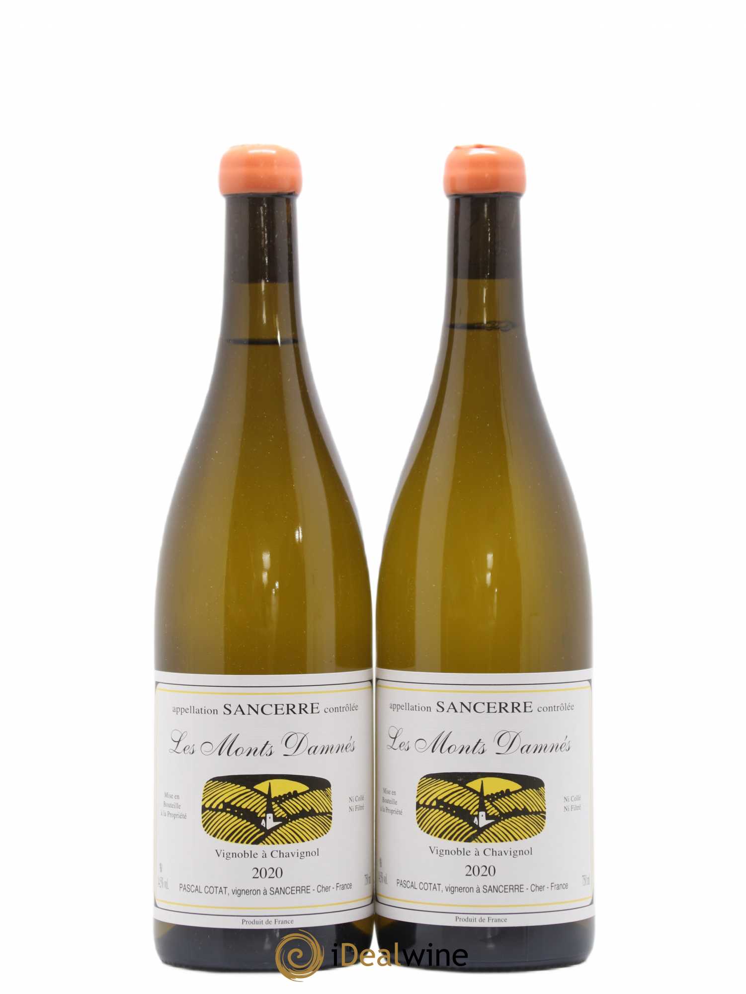 Sancerre Les Monts Damnés Pascal Cotat 2020 - Lot de 2 bouteilles - 0