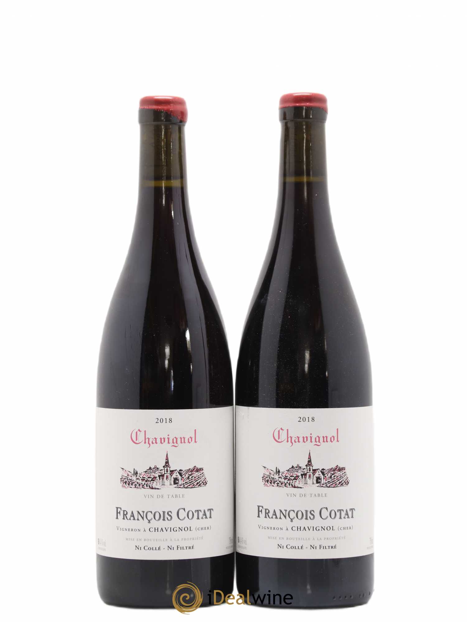 Vin de table - Chavignol François Cotat 2018 - Lot de 2 bouteilles - 0