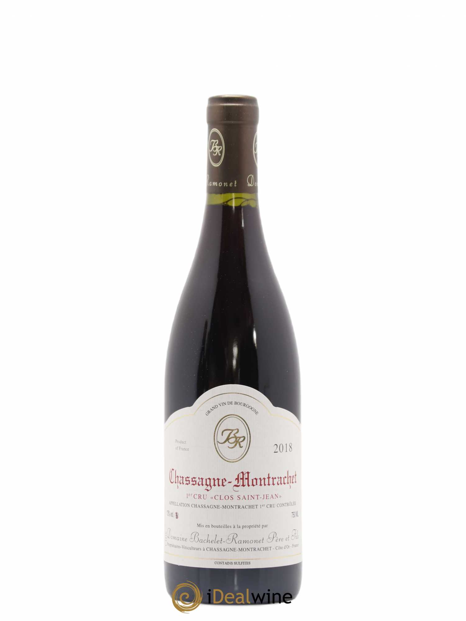 Chassagne-Montrachet 1er Cru Clos Saint-Jean Bachelet-Ramonet (Domaine) 2018 - Lot de 1 bouteille - 0