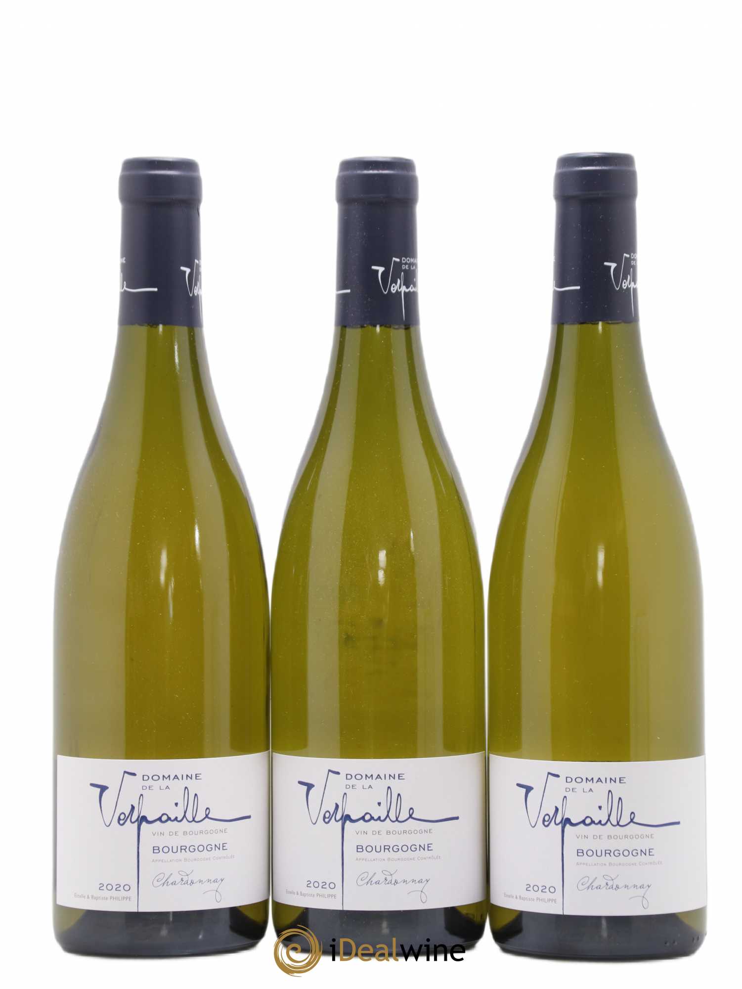 Bourgogne Chardonnay Domaine De La Verpaille (sans prix de réserve) 2020 - Posten von 3 Flaschen - 0
