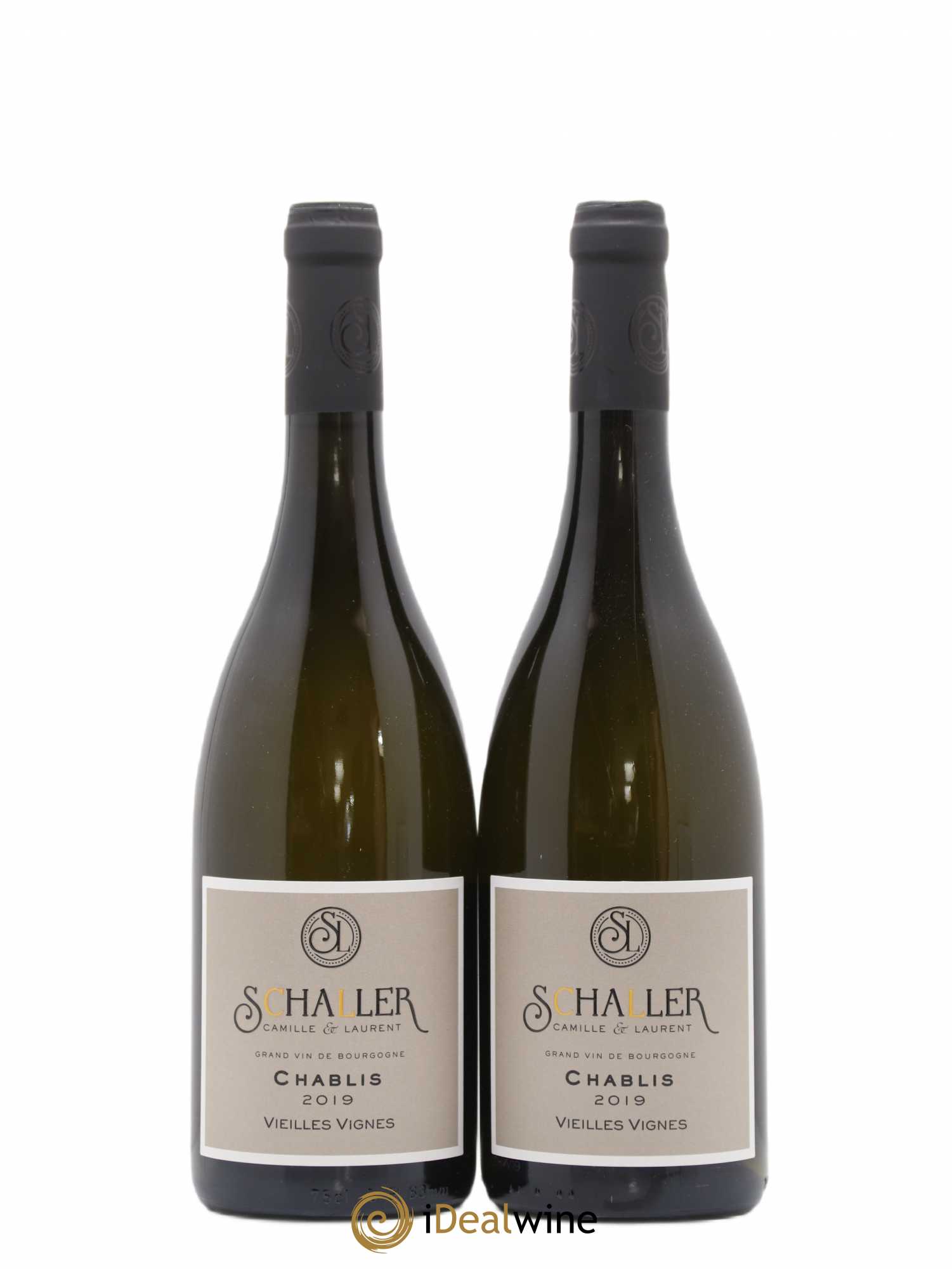 Chablis Vieilles Vignes Camille Et Laurent Schaller 2019 - Posten von 2 Flaschen - 0