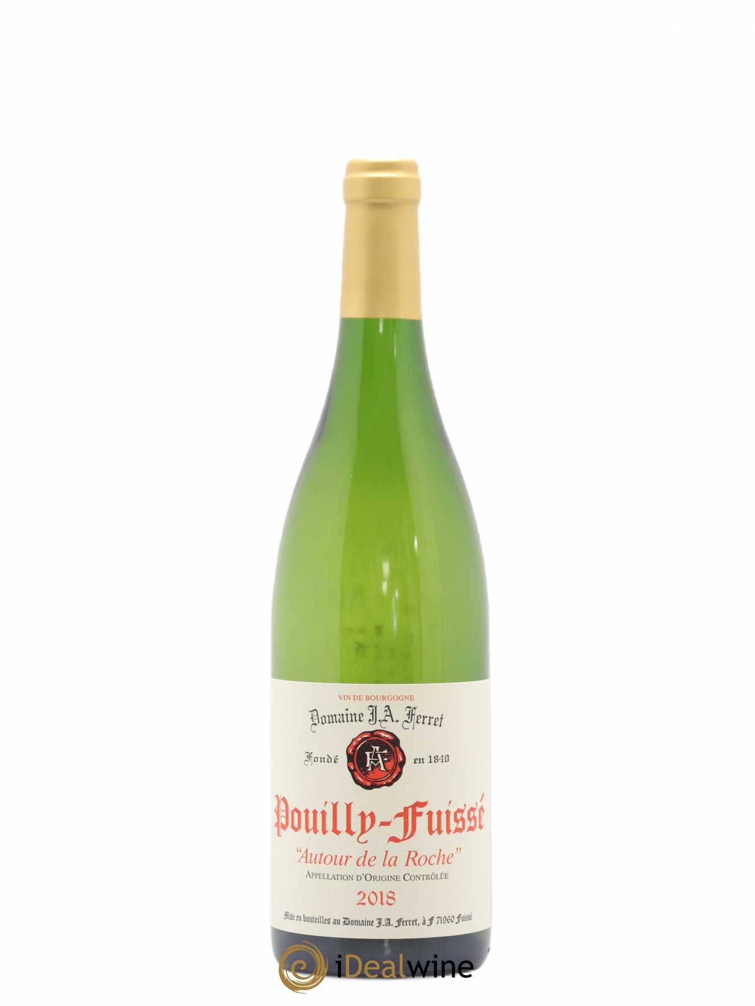 Pouilly-Fuissé Autour de la Roche J.A. Ferret (Domaine) 2018 - Lot de 1 bouteille - 0