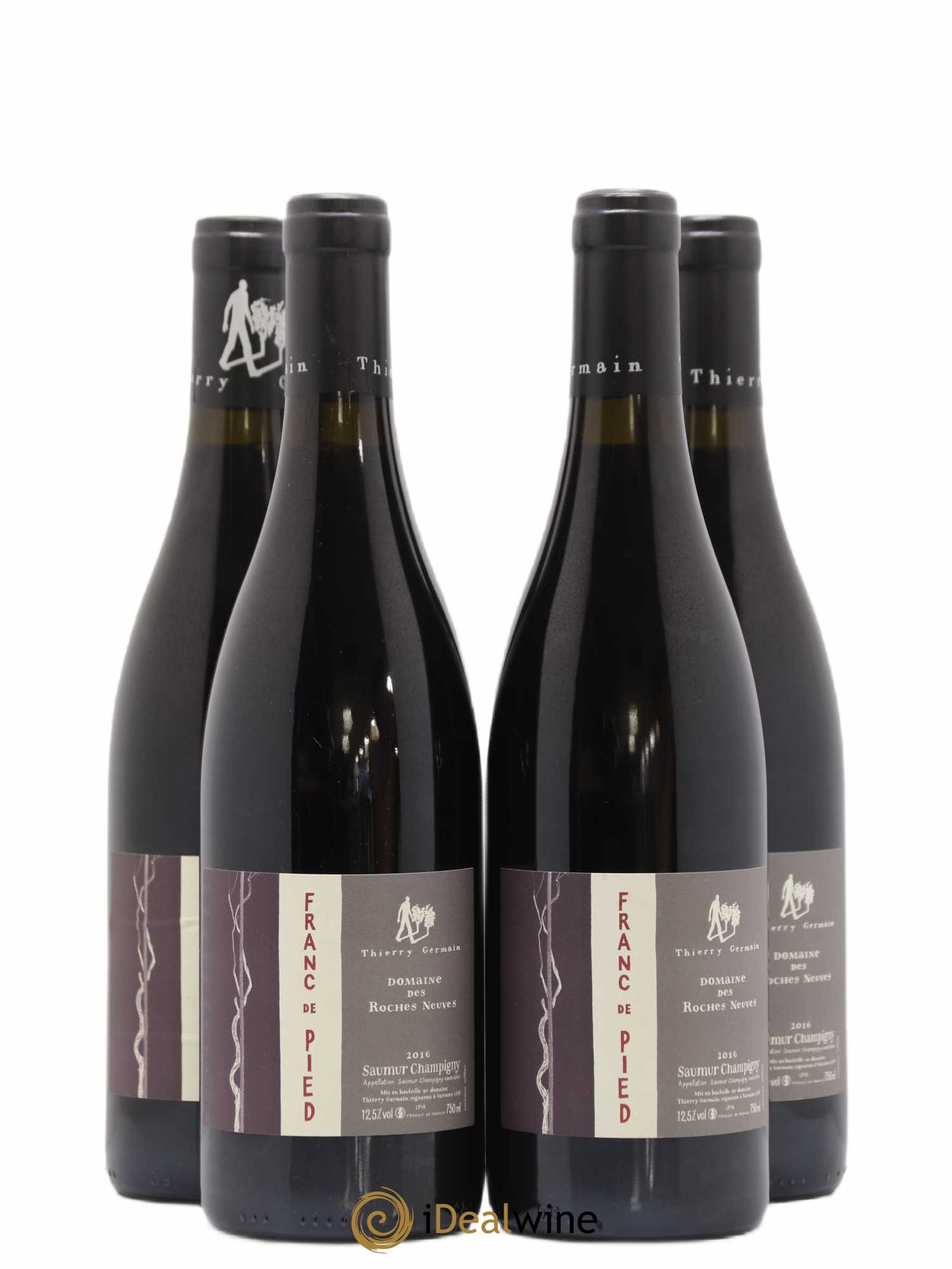 Saumur-Champigny Franc de pied Domaine des Roches Neuves - Thierry Germain 2016 - Lot de 4 bouteilles - 0