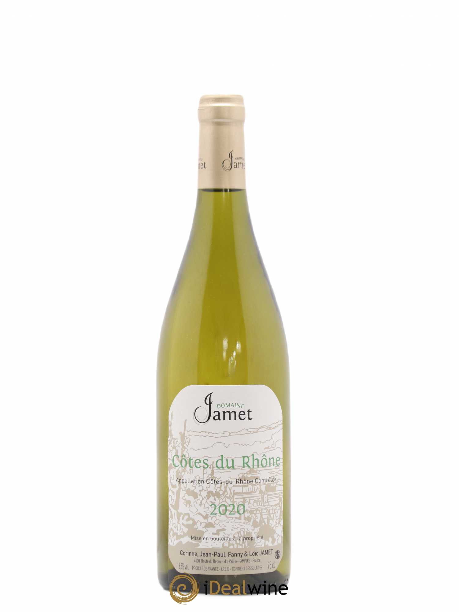 Côtes-du-Rhône Jamet (Domaine) 2020 - Lot de 1 bouteille - 0