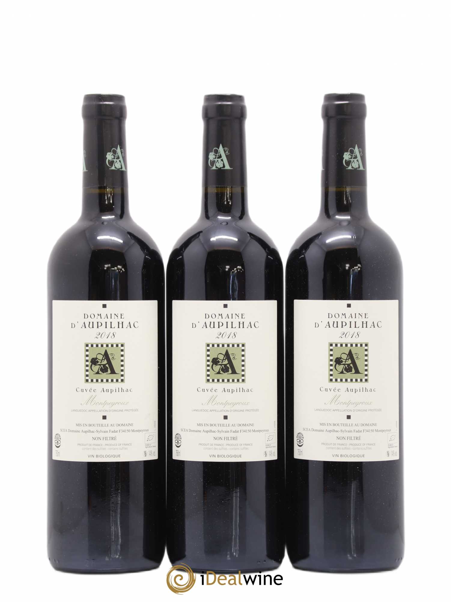 Vin de France Monrpeyroux Aupilhac Domaine d'Aupilhac (sans prix de réserve) 2018 - Posten von 3 Flaschen - 0