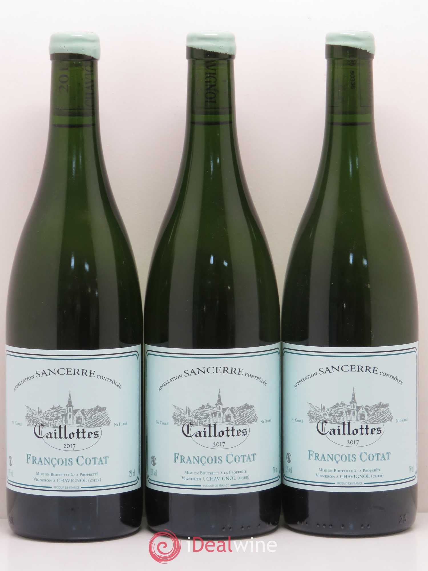 Sancerre Les Caillottes François Cotat 2017 - Lot de 3 bouteilles - 0