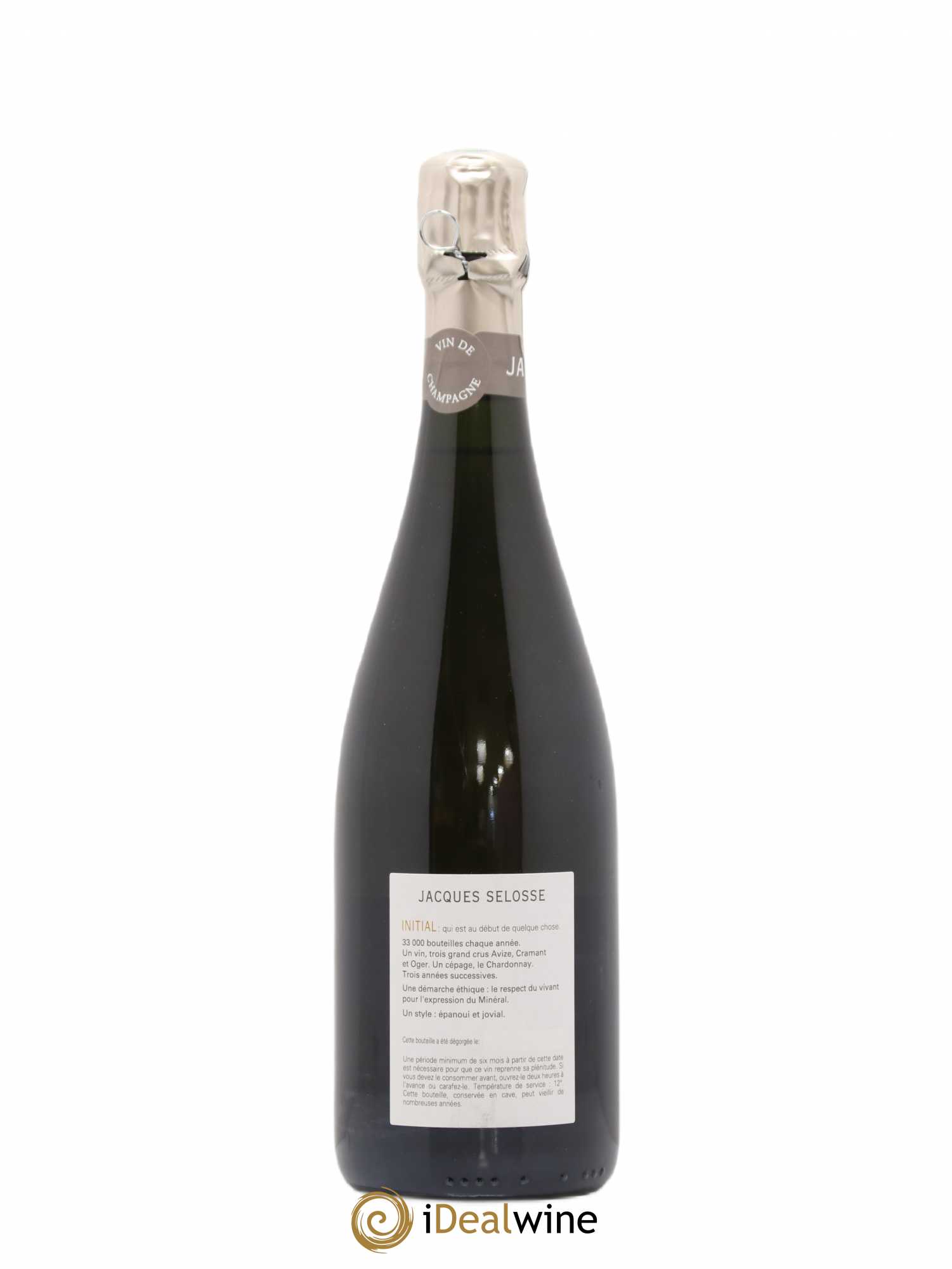 Initial Brut Jacques Selosse - Lot de 1 bouteille - 1