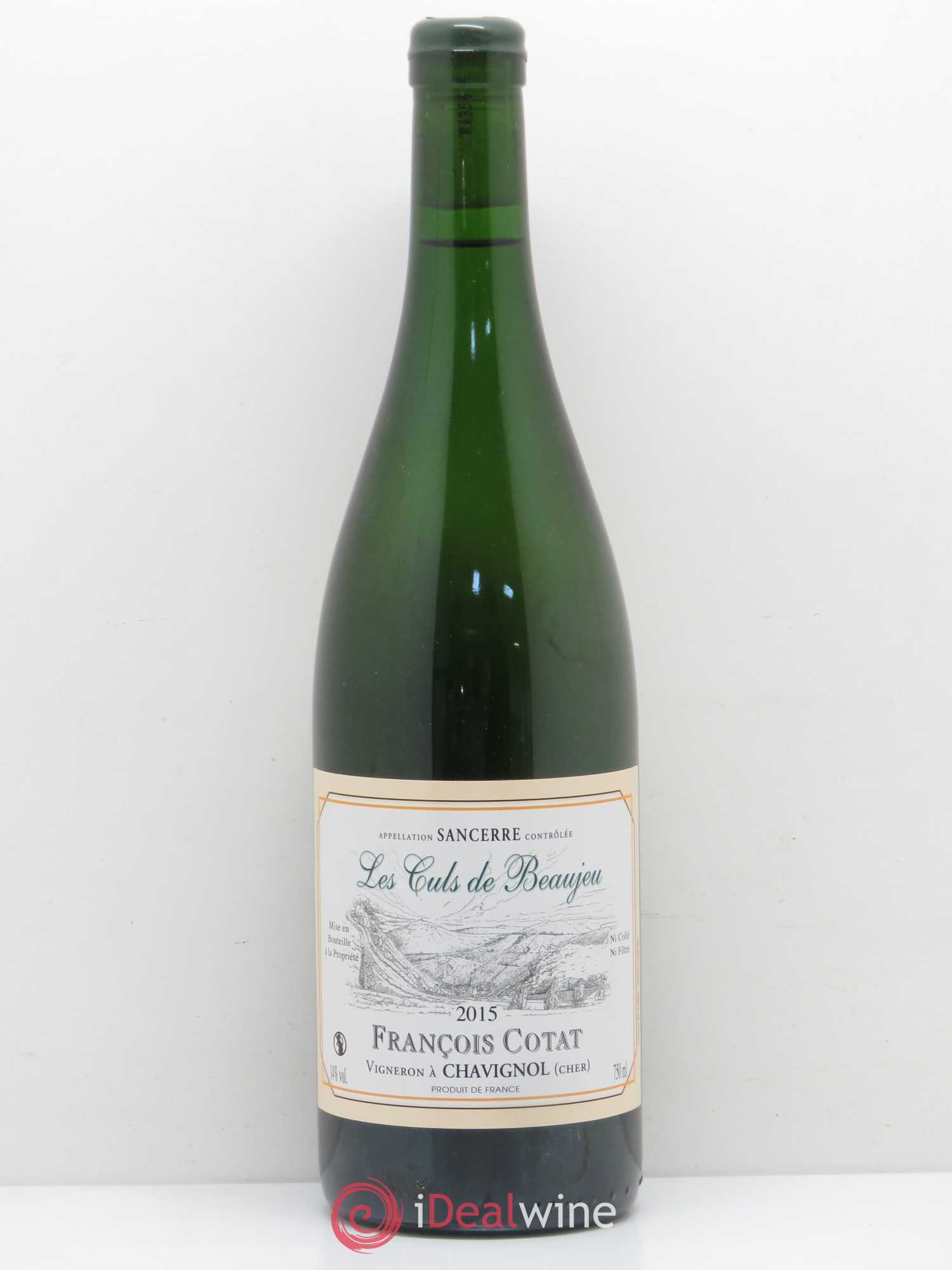 Sancerre Les Culs de Beaujeu François Cotat 2015 - Lot de 1 bouteille - 0