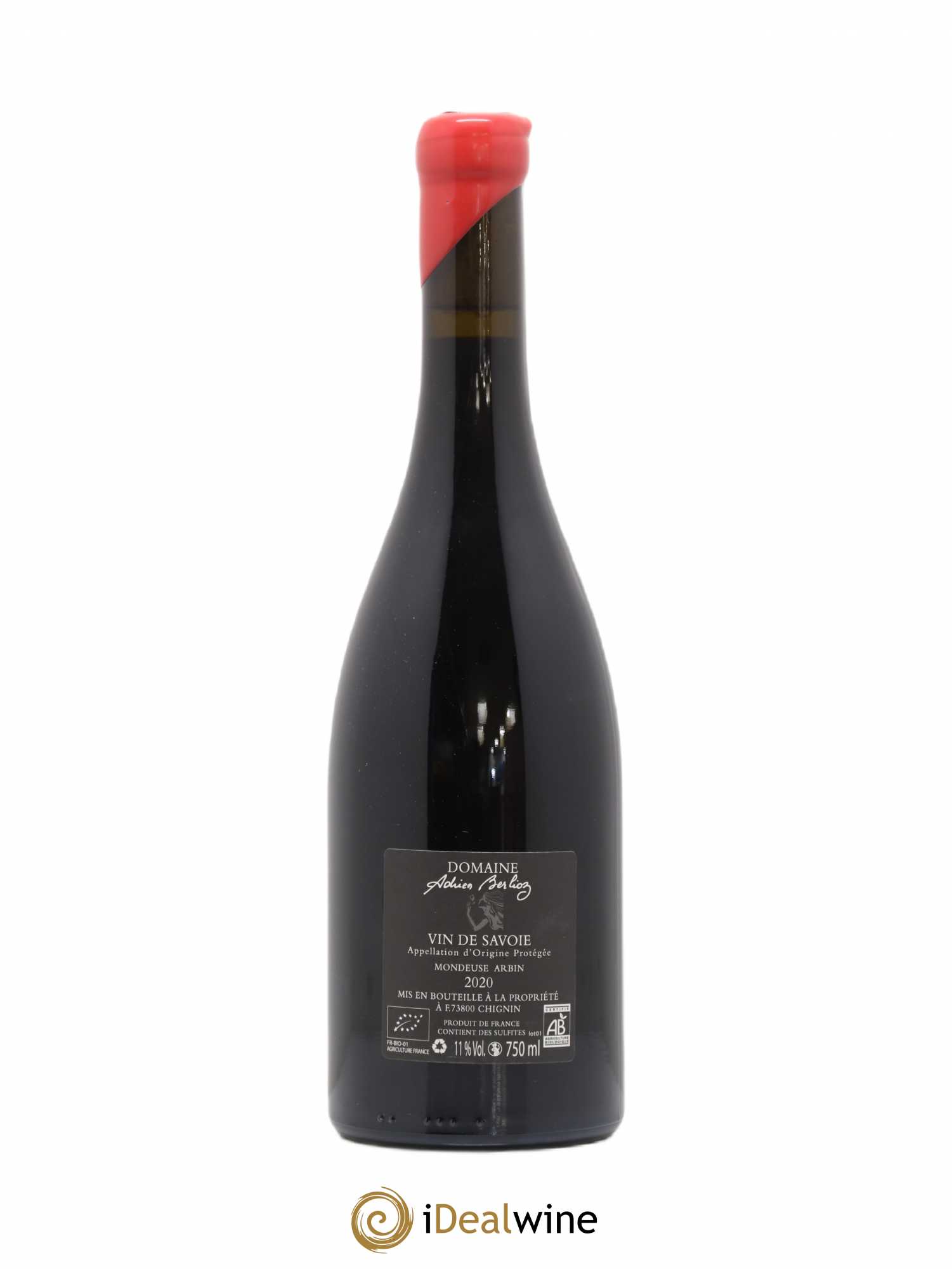 Vin de Savoie Mondeuse Marie-Clotilde Adrien Berlioz 2020 - Lot de 1 bouteille - 1