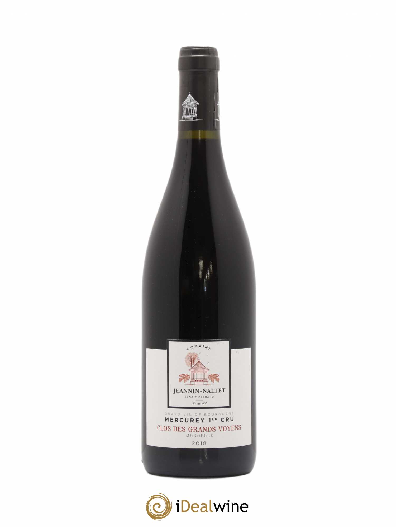 Mercurey 1er Cru Clos Des Grands Voyens Jeannin Naltet 2018 - Lot de 1 bouteille - 0