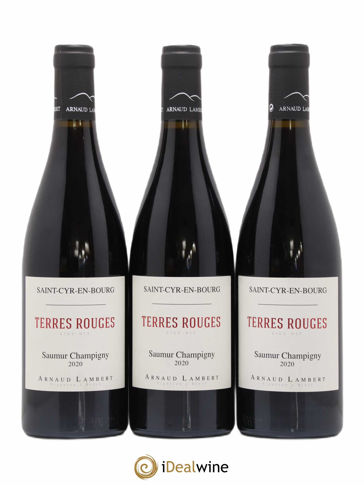 Saumur-Champigny Les Terres rouges Arnaud Lambert (sans prix de réserve) 2020 - Lot de 3 bouteilles - 0