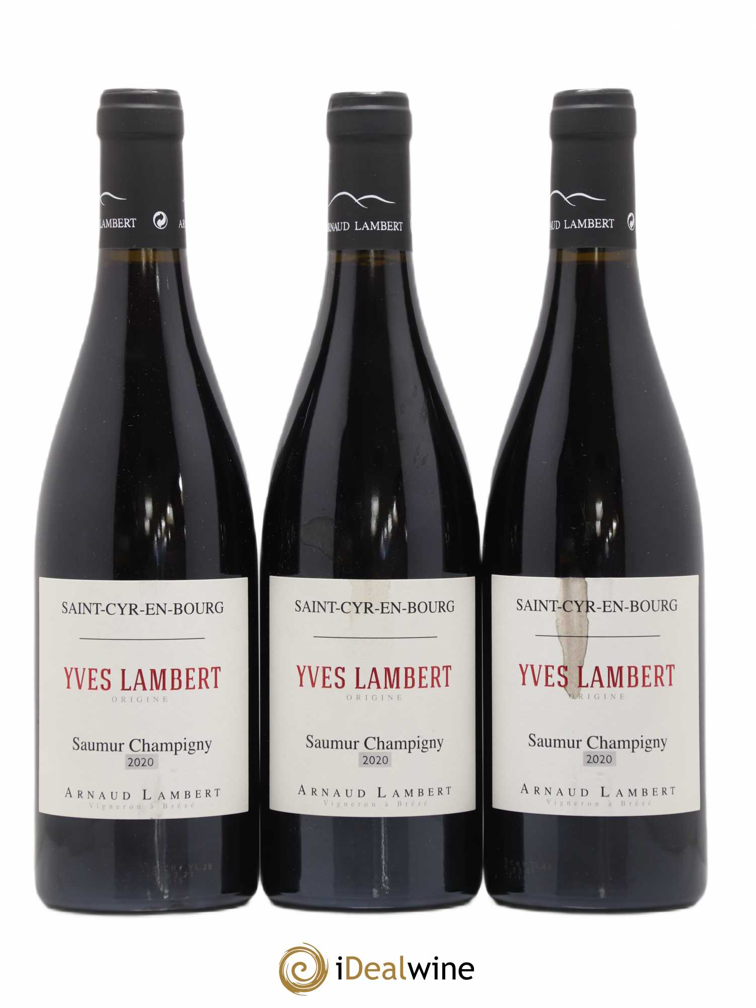 Saumur-Champigny Yves Lambert Domaine Arnaud Lambert (sans prix de réserve) 2020 - Lot de 3 bouteilles - 0