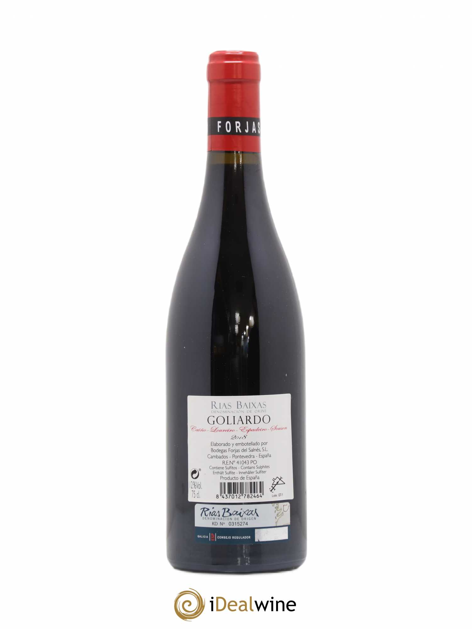 Espagne Rias Baixas Goliardo Tinto Forjas del Salnes (sans prix de réserve) 2018 - Posten von 1 Flasche - 1