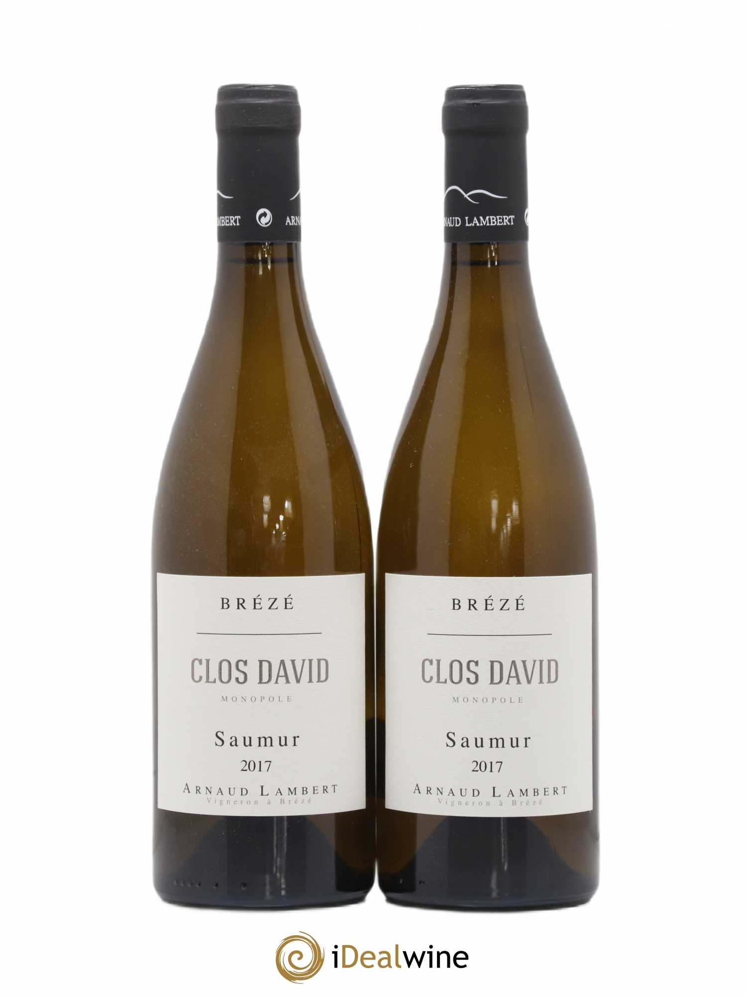 Saumur Brézé Clos David Arnaud Lambert 2017 - Lot de 2 bouteilles - 0