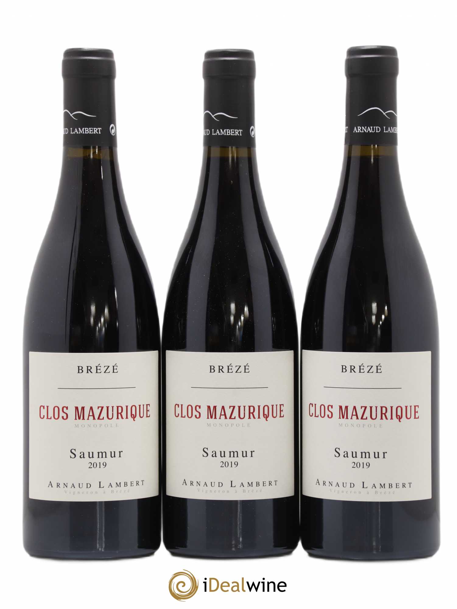 Saumur Clos Mazurique Arnaud Lambert (sans prix de réserve) 2019 - Lot de 3 bouteilles - 0