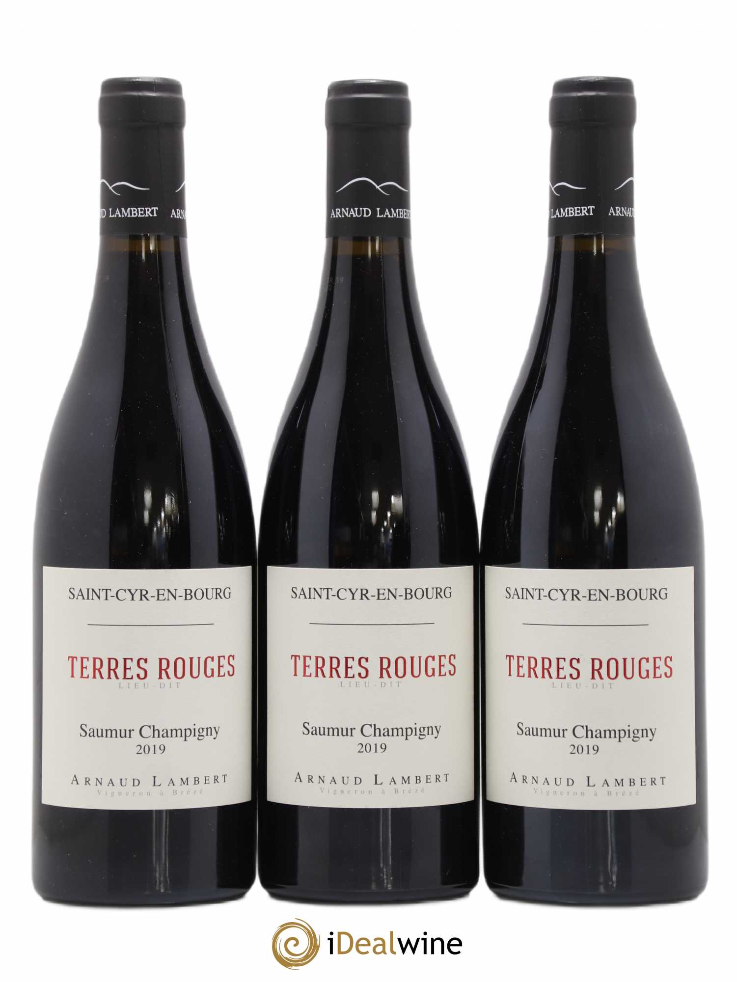 Saumur-Champigny Les Terres rouges Arnaud Lambert (sans prix de réserve) 2019 - Lot de 3 bouteilles - 0