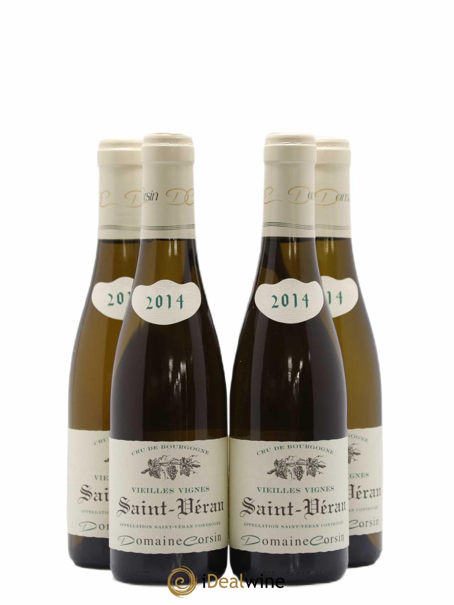 Saint-Véran Vieilles Vignes Domaine Corsin (sans prix de réserve) 2014 - Posten von 4 Demi-Flaschen - 0
