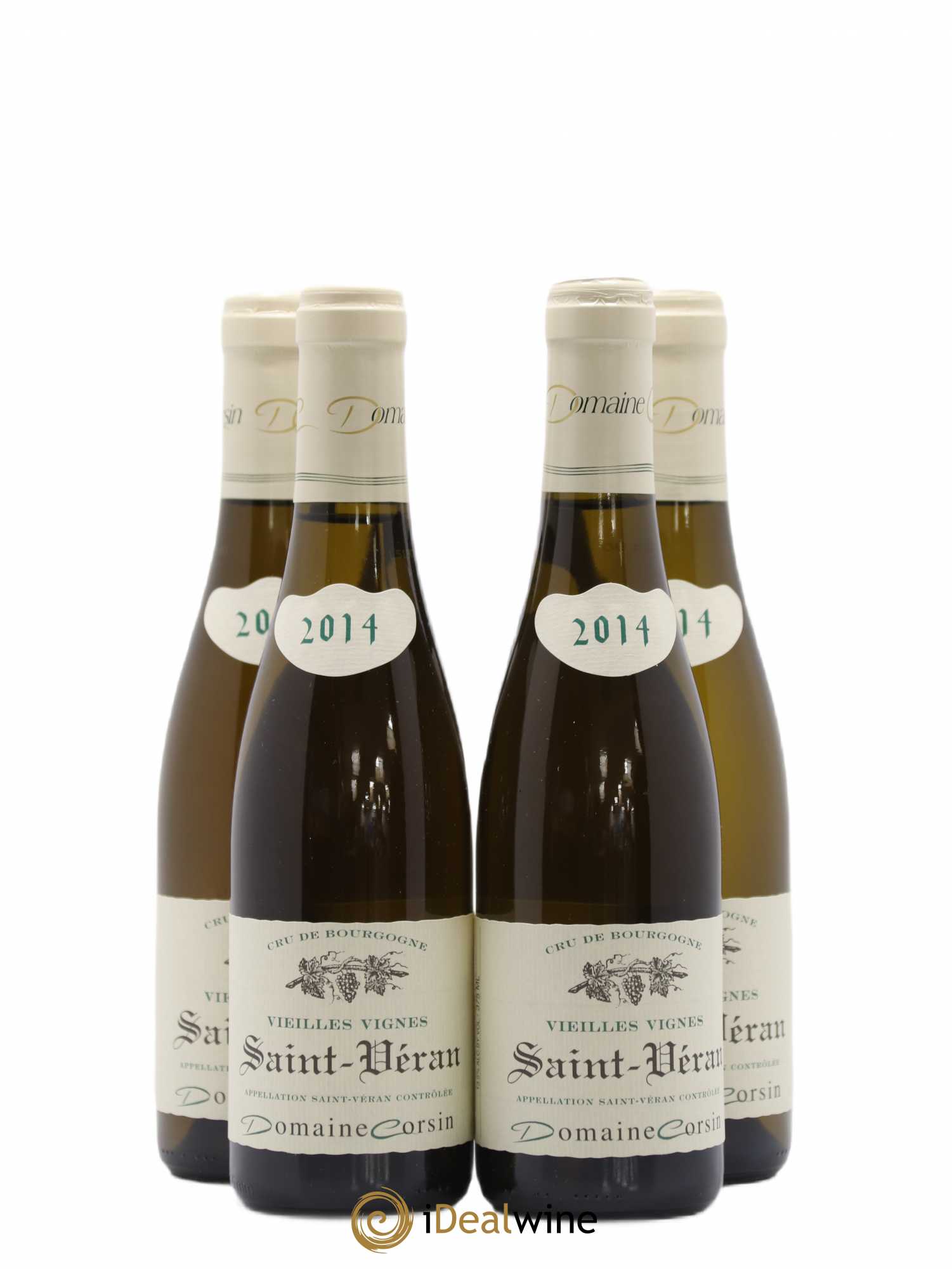 Saint-Véran Vieilles Vignes Domaine Corsin (sans prix de réserve) 2014 - Posten von 4 Demi-Flaschen - 0