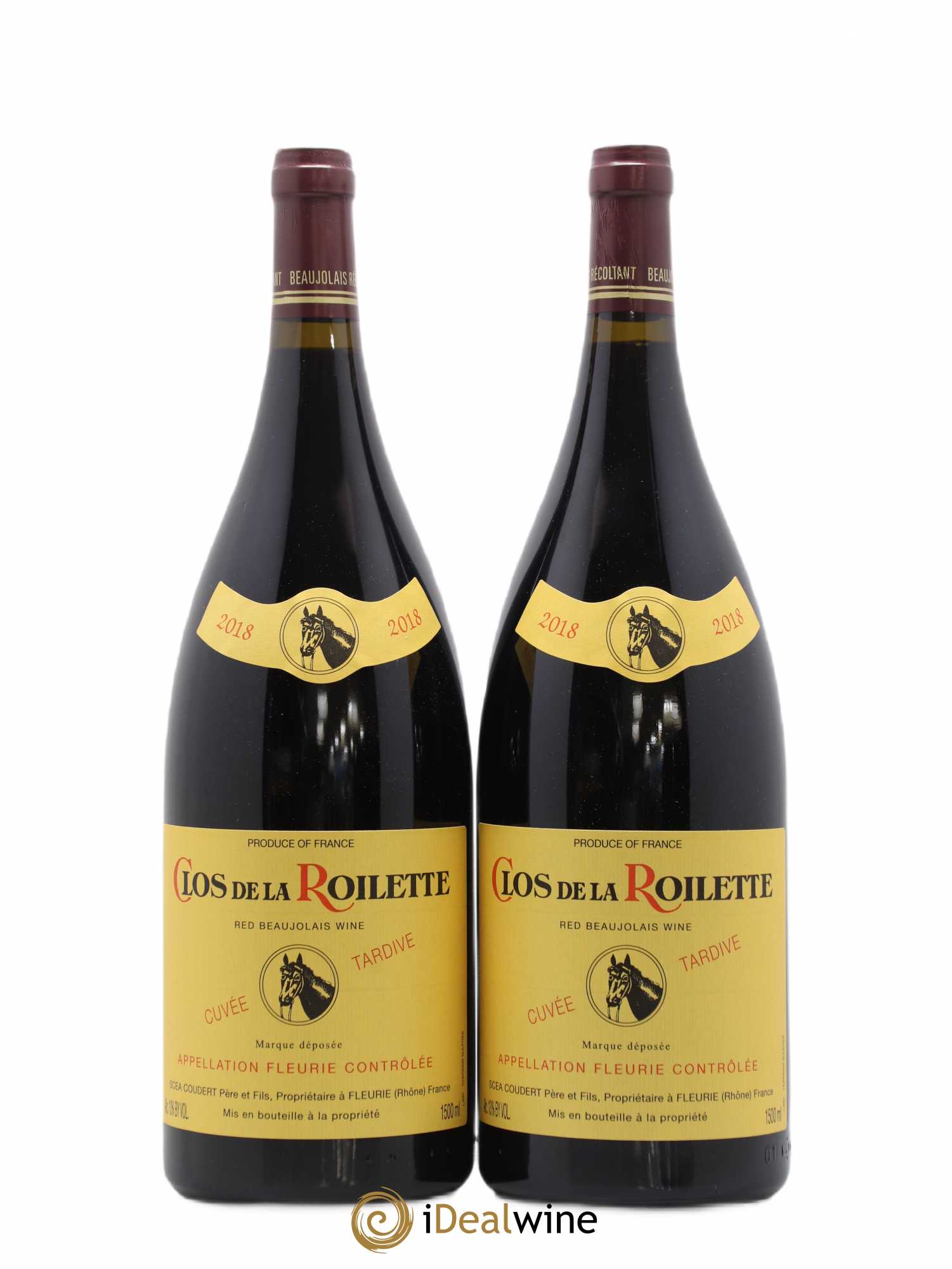 Fleurie Cuvée Tardive Clos de la Roilette (sans prix de réserve) 2018 - Lot de 2 magnums - 0